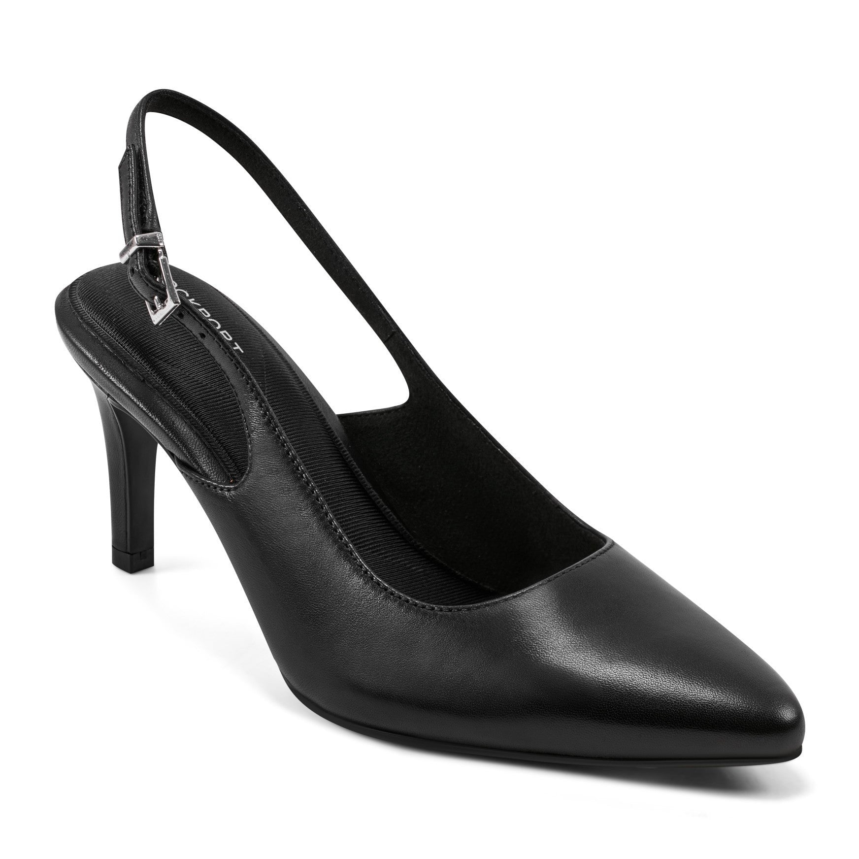 Rockport Jolie Total Motion Cushioned Arch Support Women's Dress Pump - Black Leather - 2