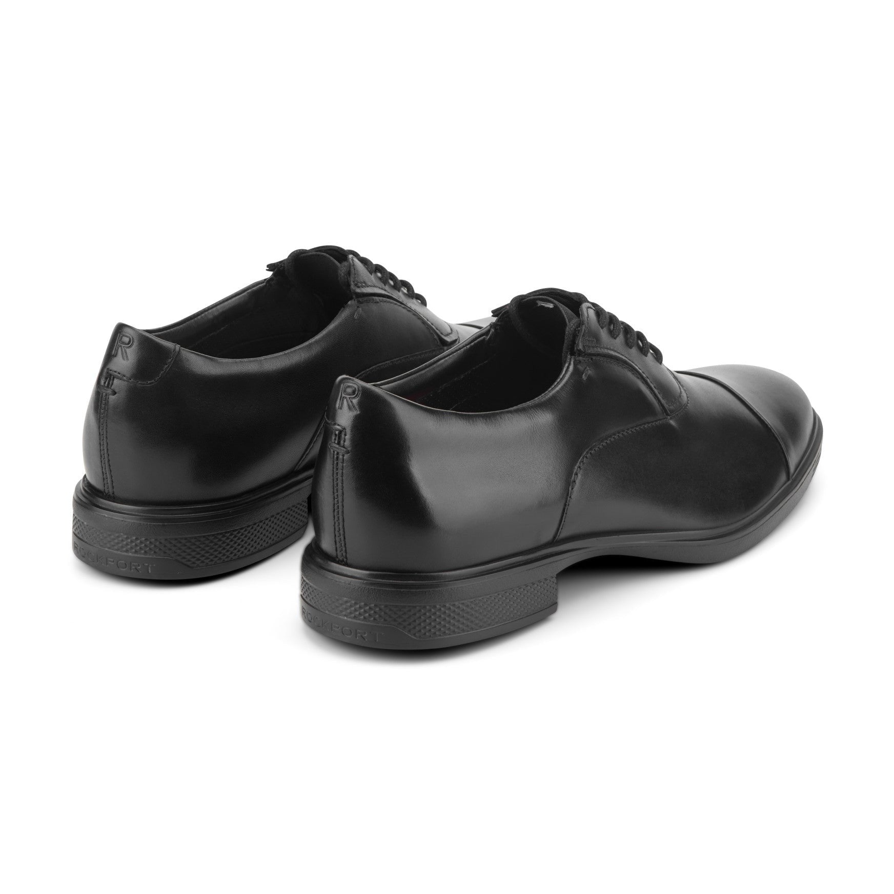 Rockport Keefe Cushioned Arch-Support Men's Dress Oxford - Black Leather - 3