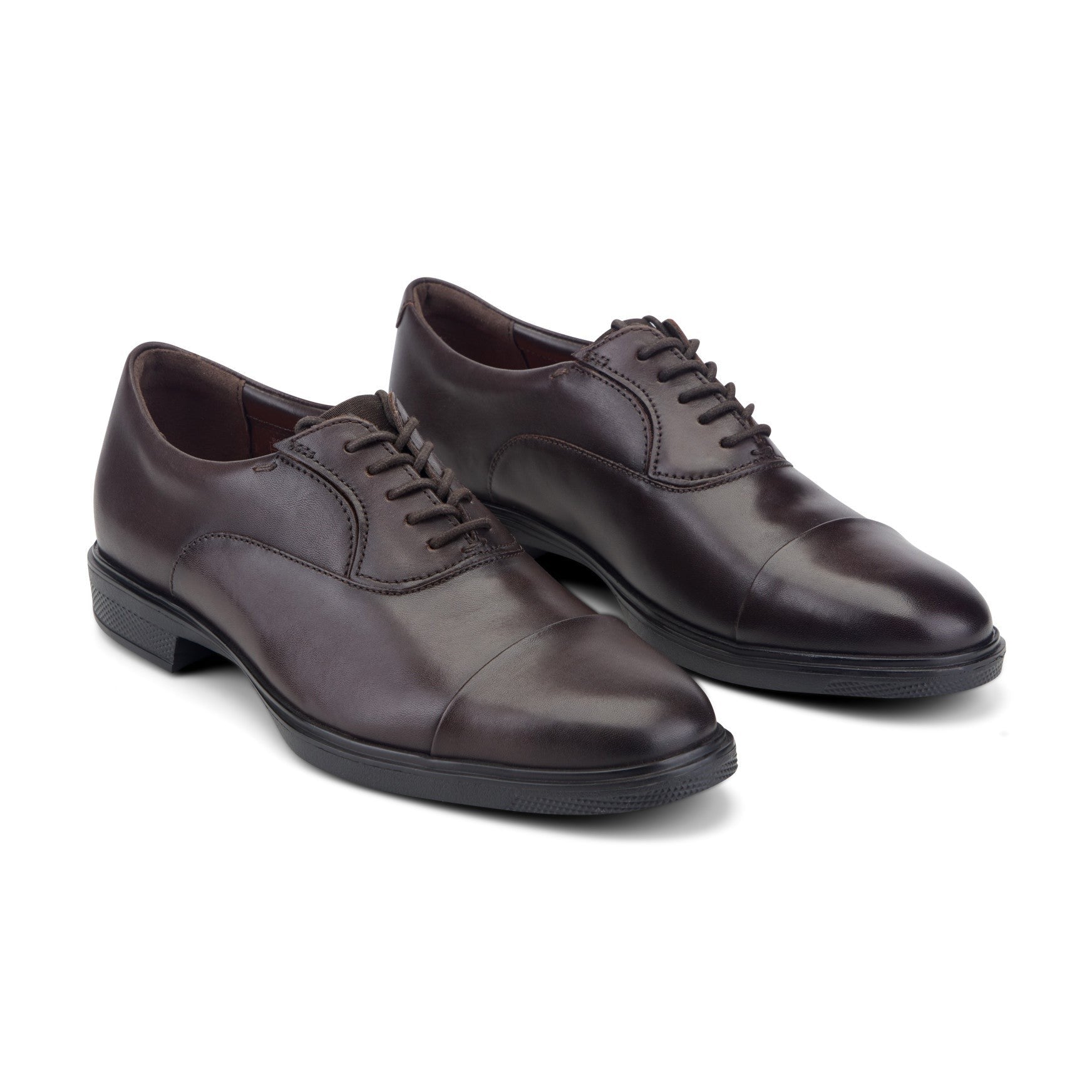 Rockport Keefe Cushioned Arch-Support Men's Dress Oxford - Dark Brown Leather - 2