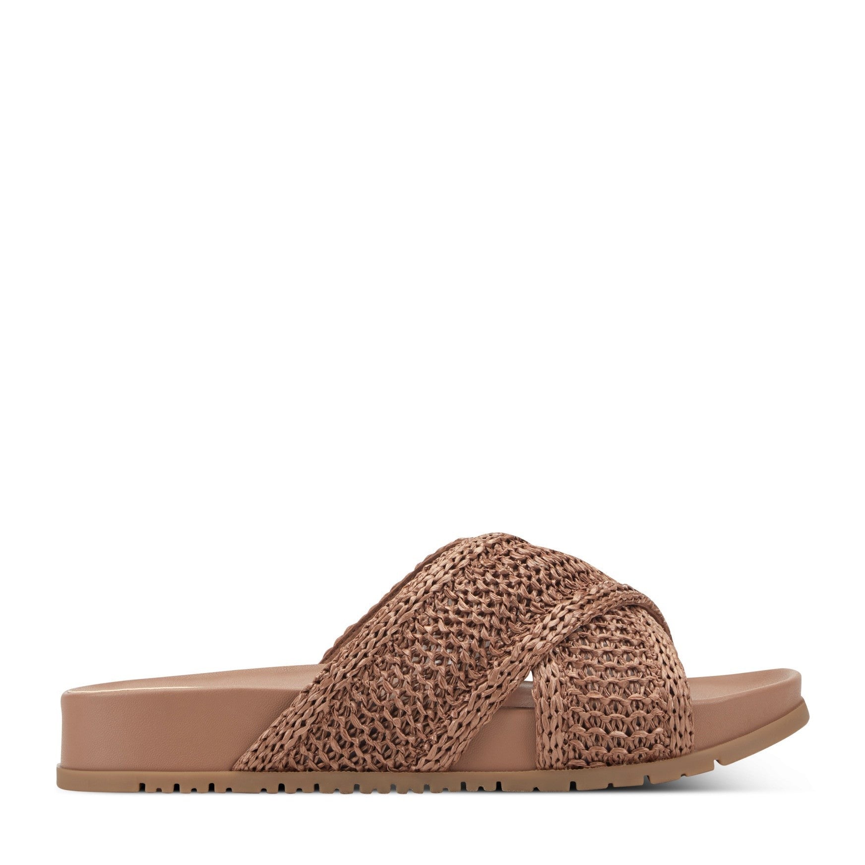Rockport Leia Cushioned Slip-On Lightweight Women's Sandal - Medium Brown - 1