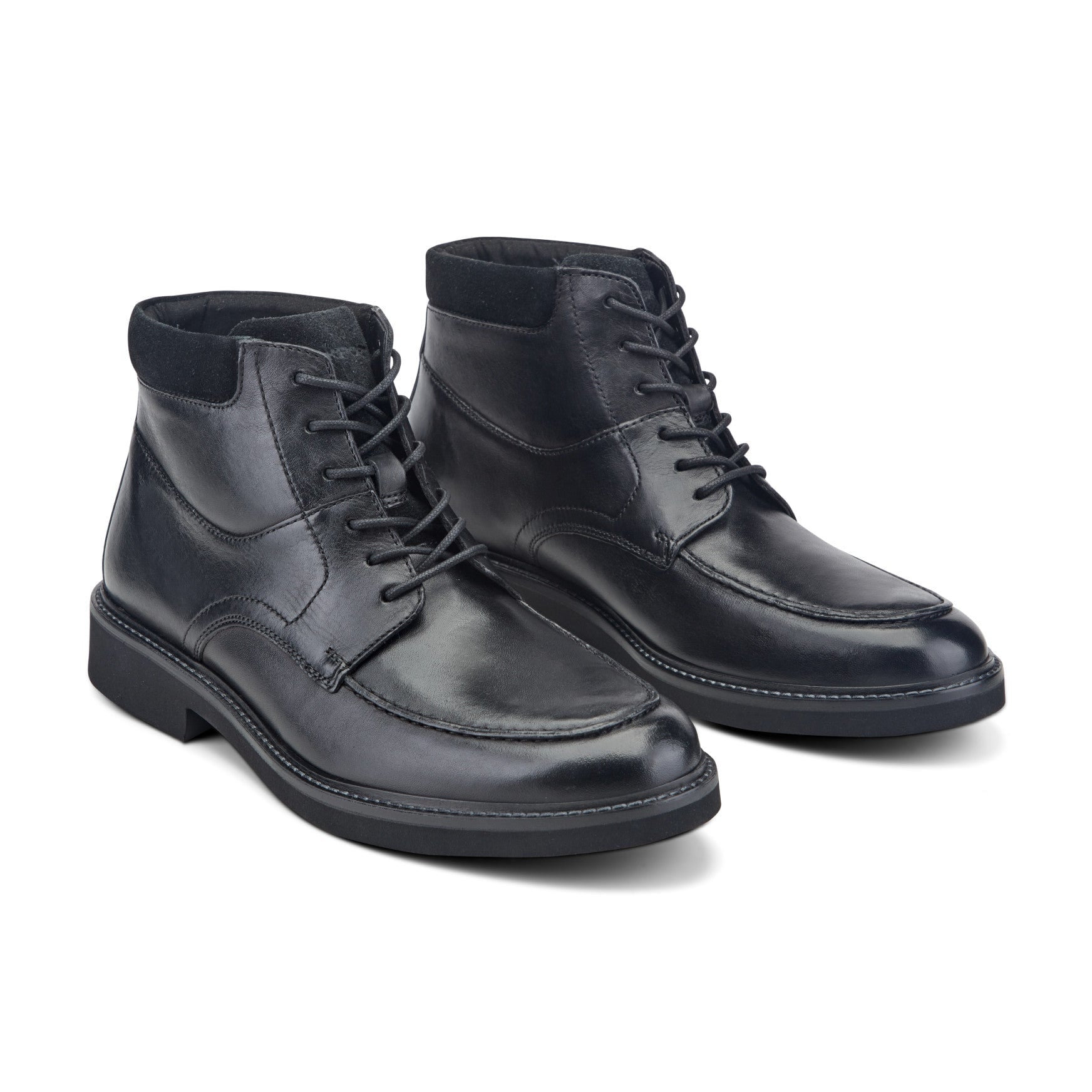 Rockport Macklin Moc Toe Cushioned Arch Support Men's Boot - Black Leather - View 2