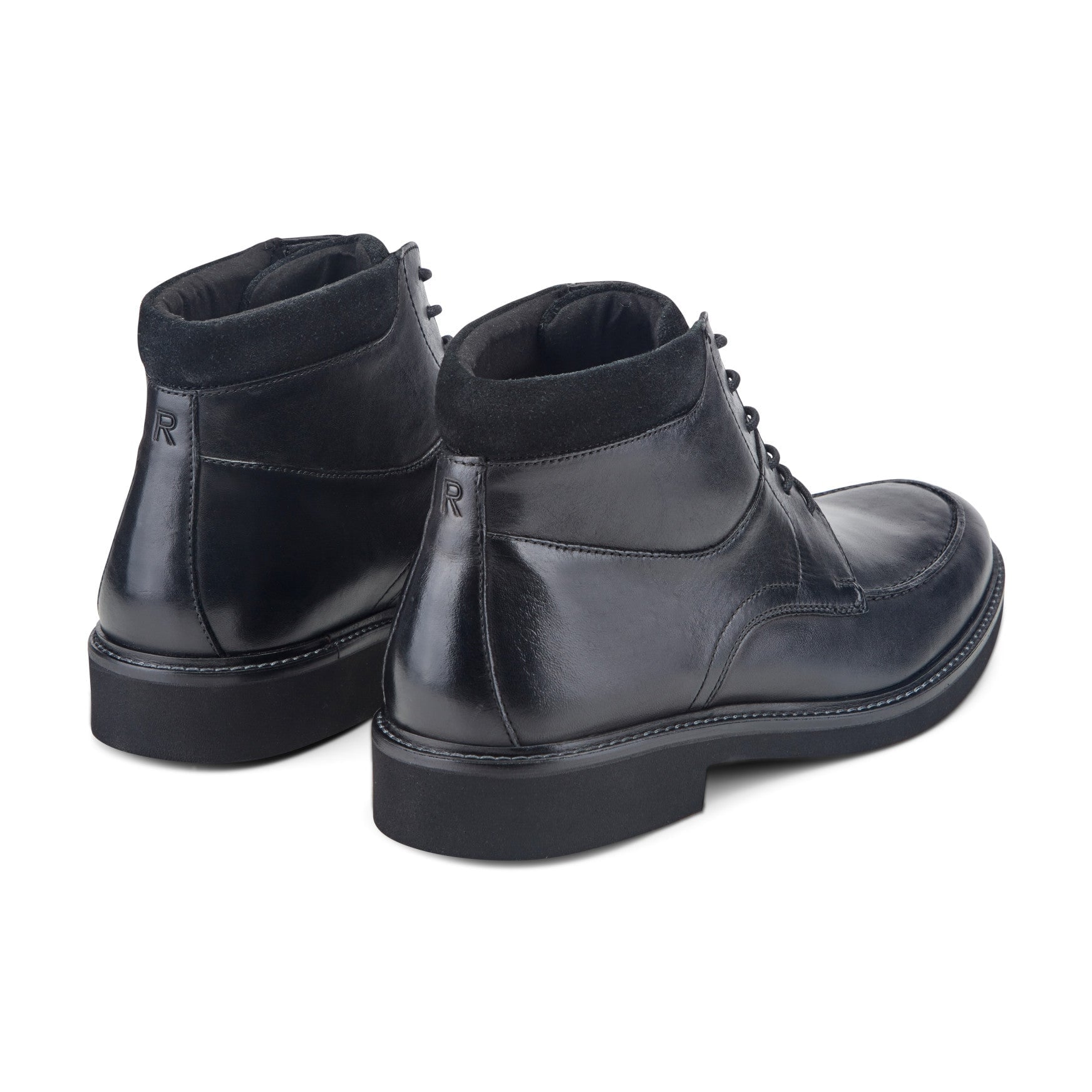 Rockport Macklin Moc Toe Cushioned Arch Support Men's Boot - Black Leather - View 3