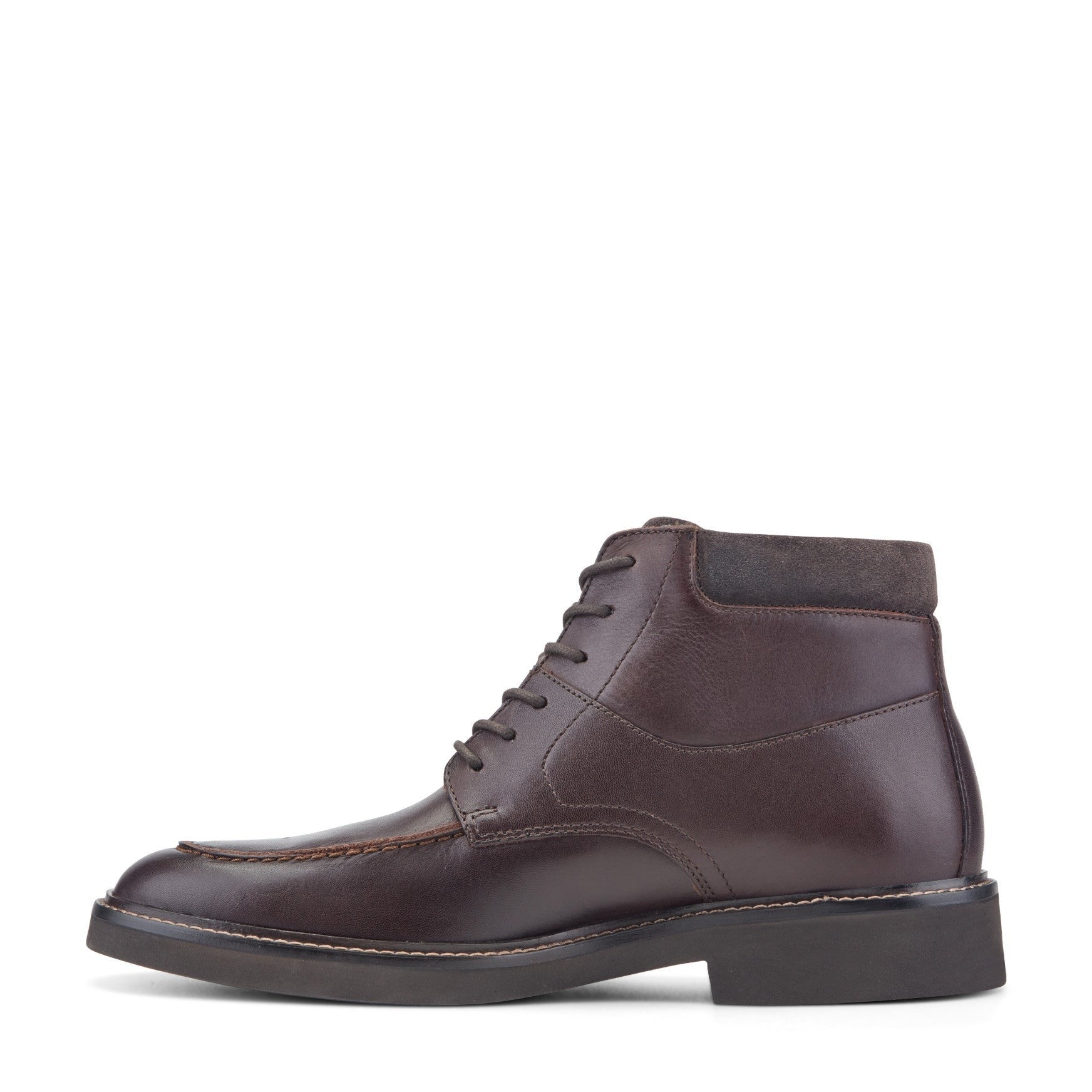 Rockport Macklin Moc Toe Cushioned Arch Support Men's Boot - Dark Brown Leather - 4