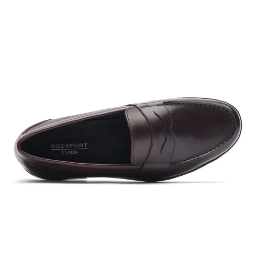 Rockport Men's Classic Penny Loafers - Burgundy - 5