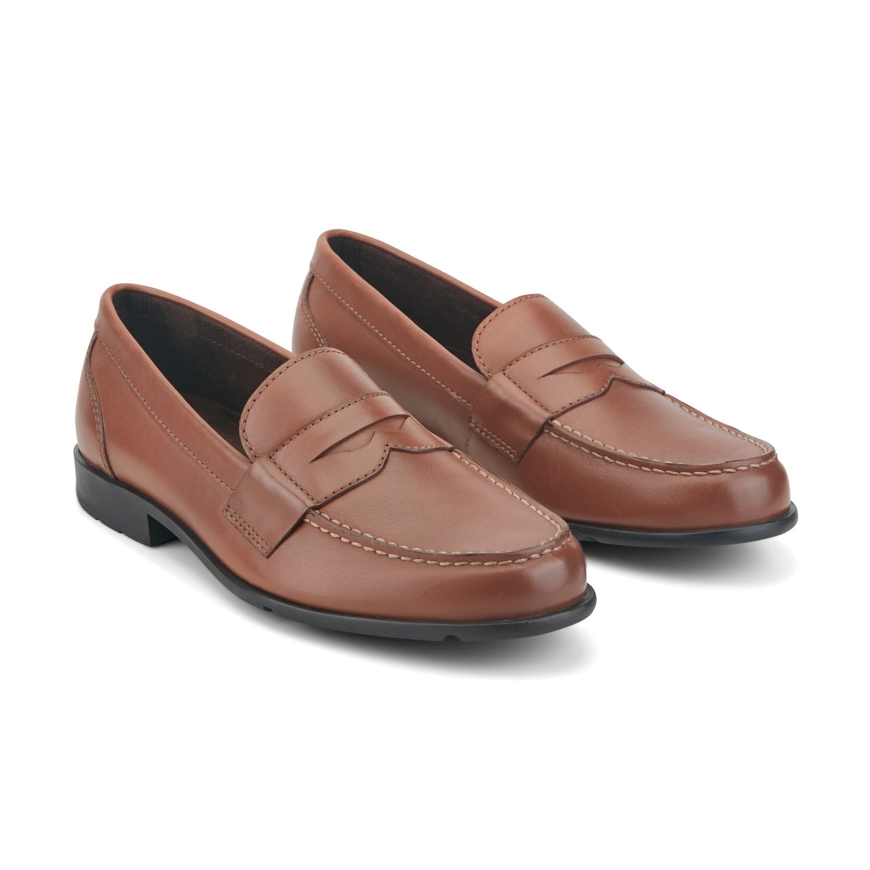 Rockport Men's Classic Penny Loafers - Cognac Leather - 2