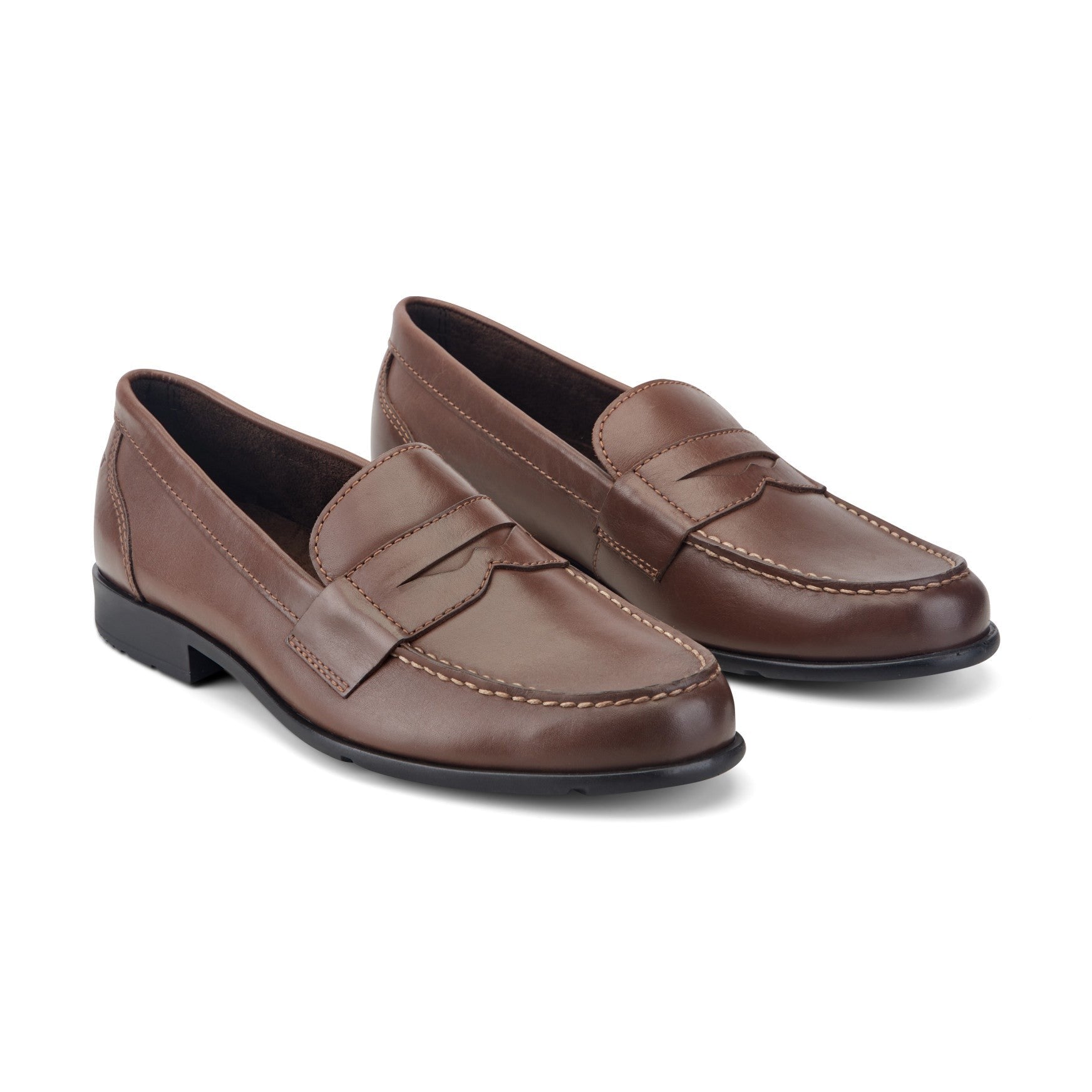 Rockport Men's Classic Penny Loafers - Dark Brown Leather - 2