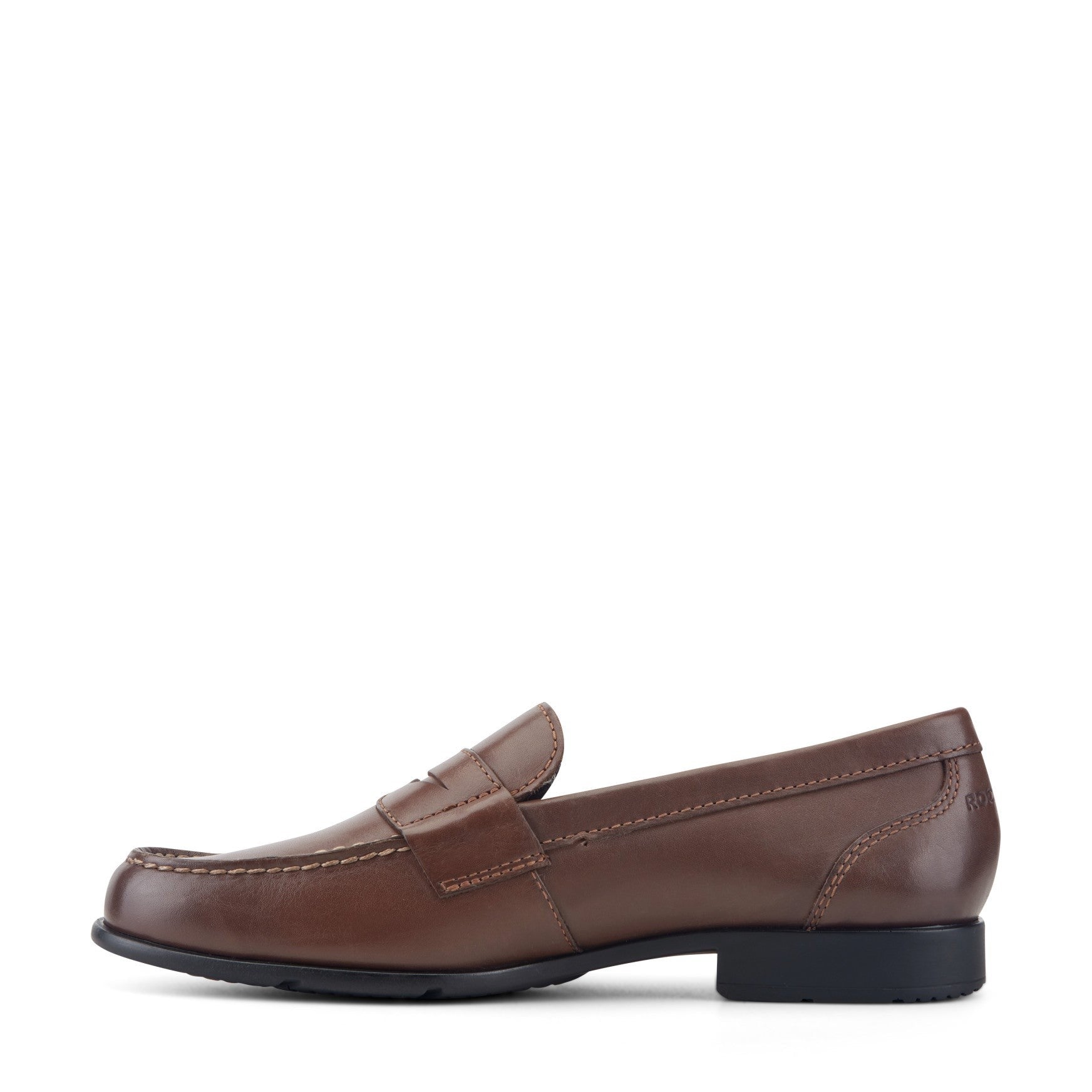 Rockport Men's Classic Penny Loafers - Dark Brown Leather - 4