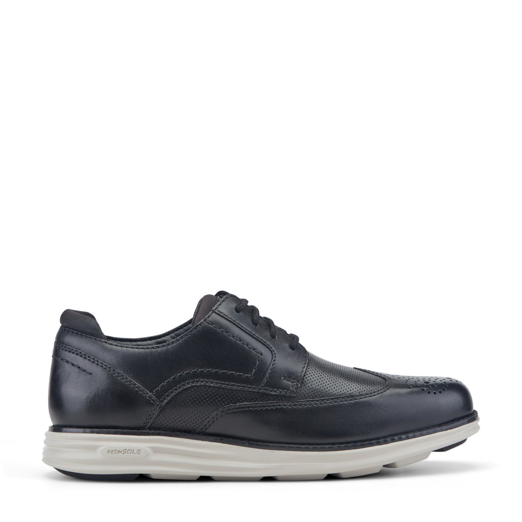 Rockport Men's Coltin Cushioned Casual Shoe - Black - 1