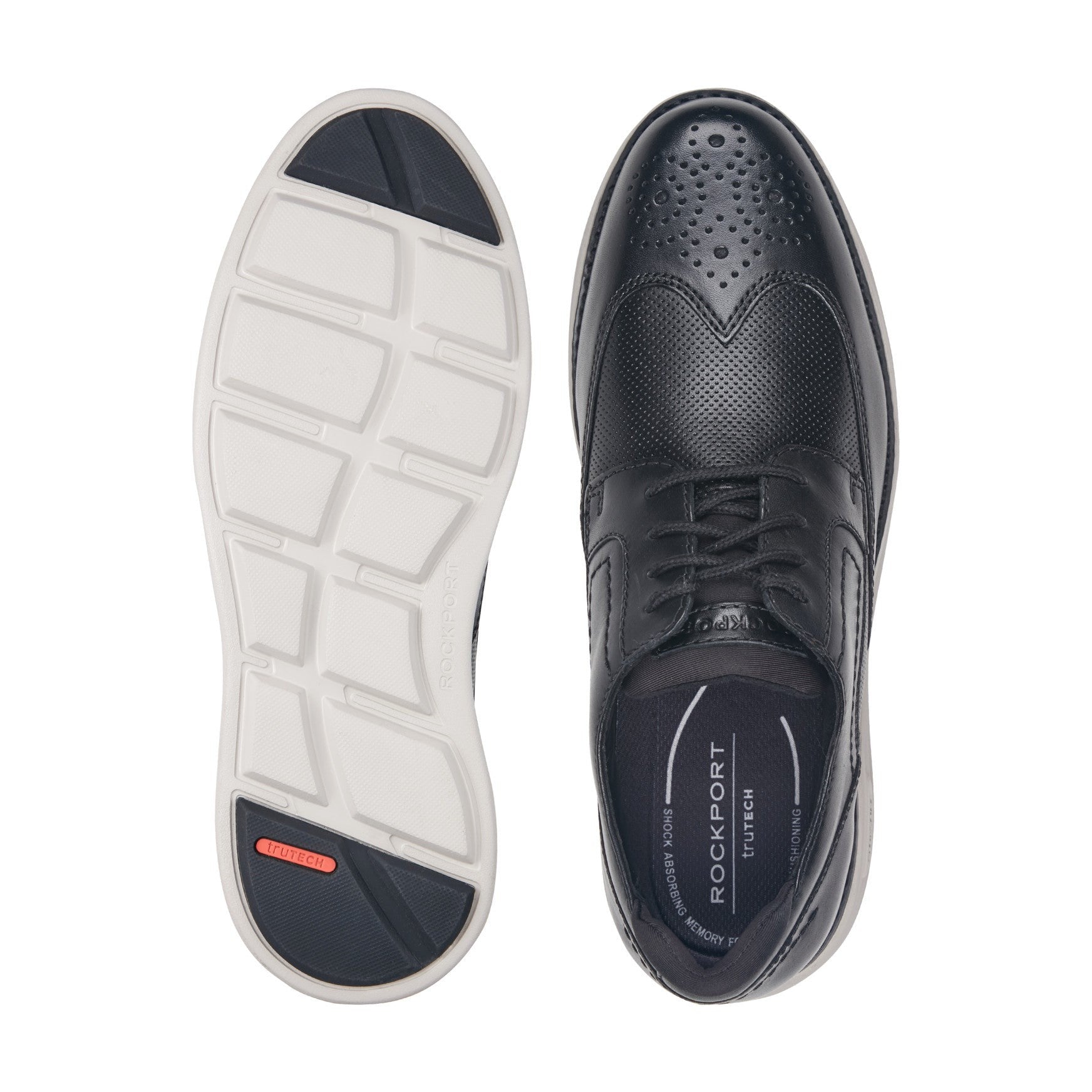Rockport Men's Coltin Cushioned Casual Shoe - Black - 5