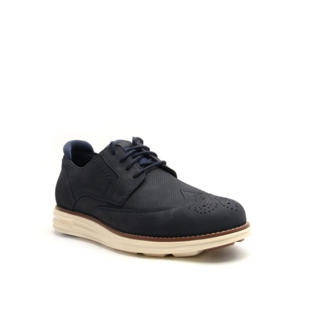 Rockport Men's Coltin Cushioned Casual Shoe - Dark Blue - 1