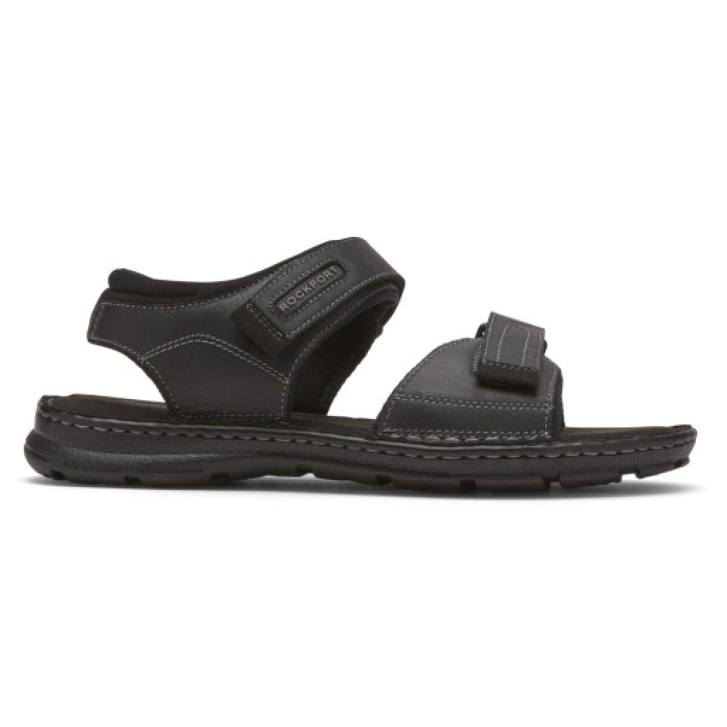 Rockport Men's Darwyn Quarter-Strap Sandal - Black Lea Ii - 2