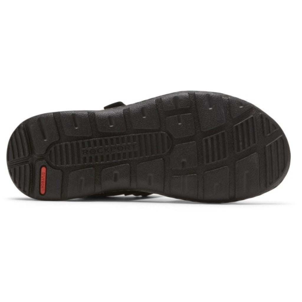 Rockport Men's Darwyn Quarter-Strap Sandal - Black Lea Ii - 4