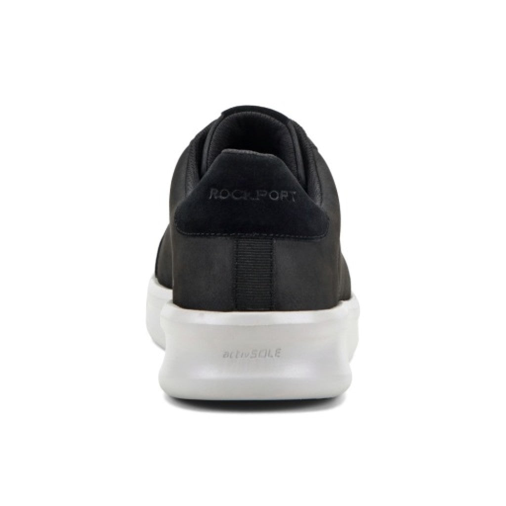 Rockport Men's Lite Court Lace-up Casual Sneakers - Black - 4