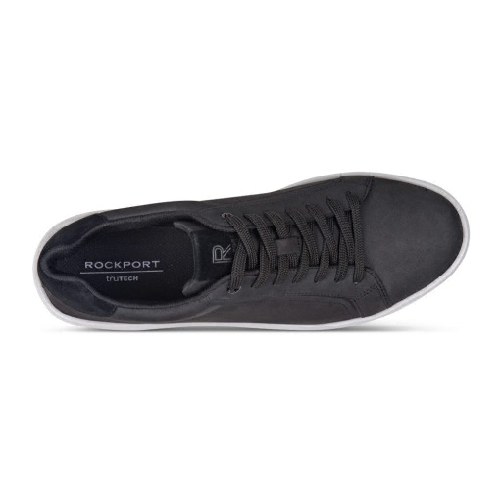 Rockport Men's Lite Court Lace-up Casual Sneakers - Black - 6