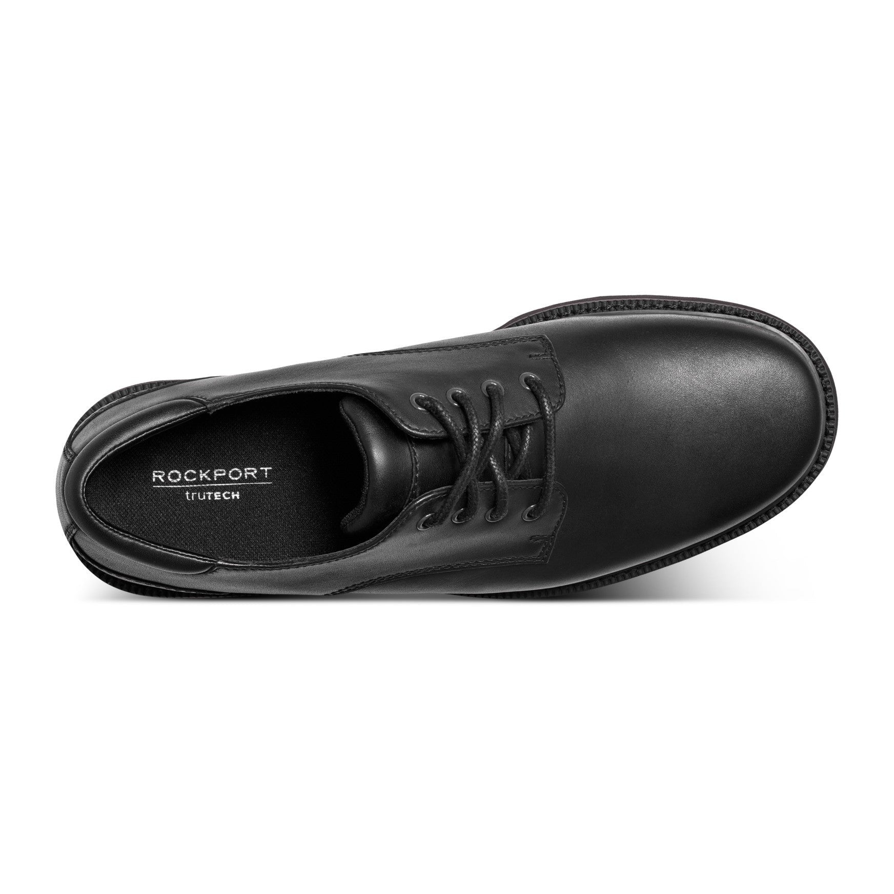 Rockport Men's Northfield Waterproof Oxford - Black Leather - 4
