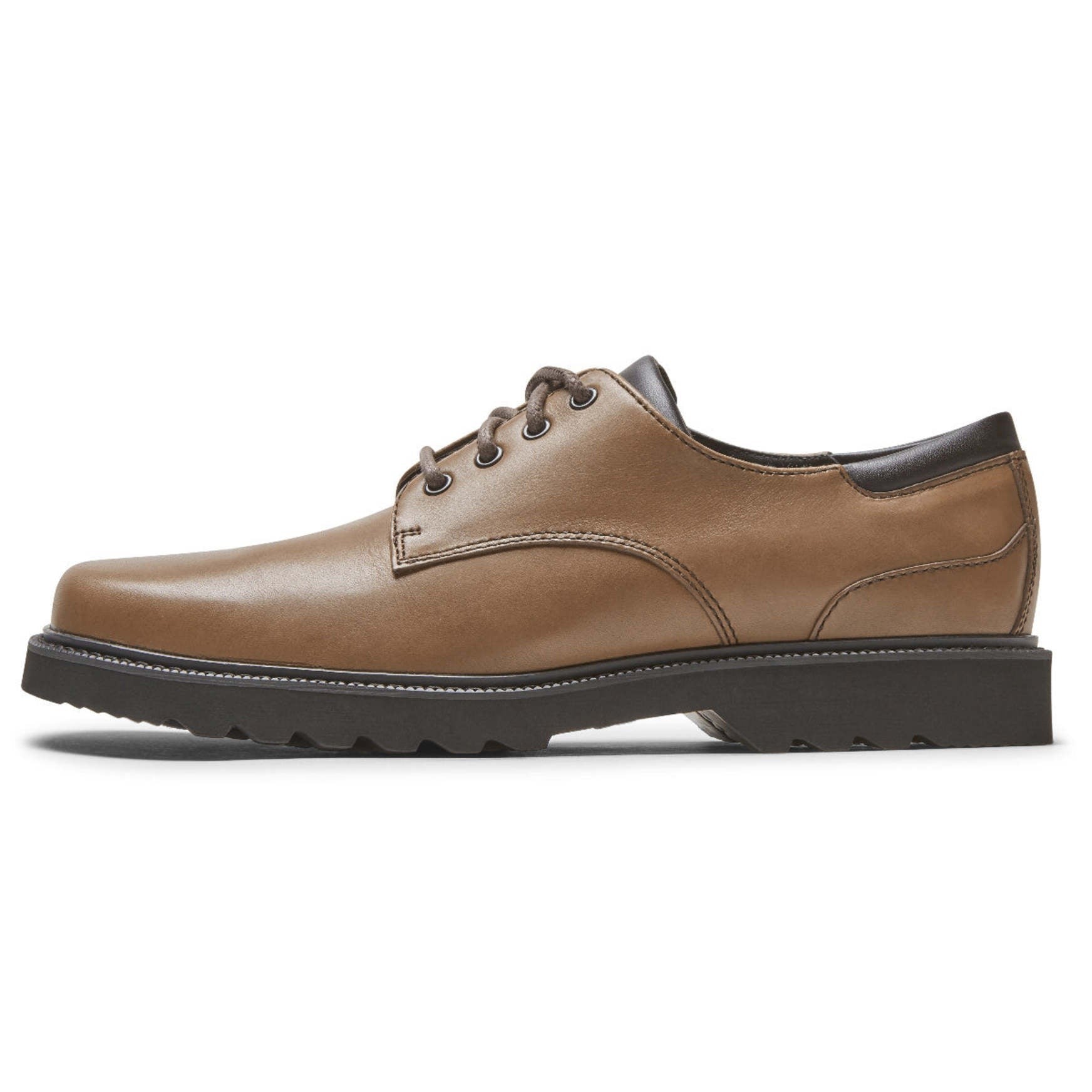 Rockport Men's Northfield Waterproof Oxford - Dark Brown Leather - 5