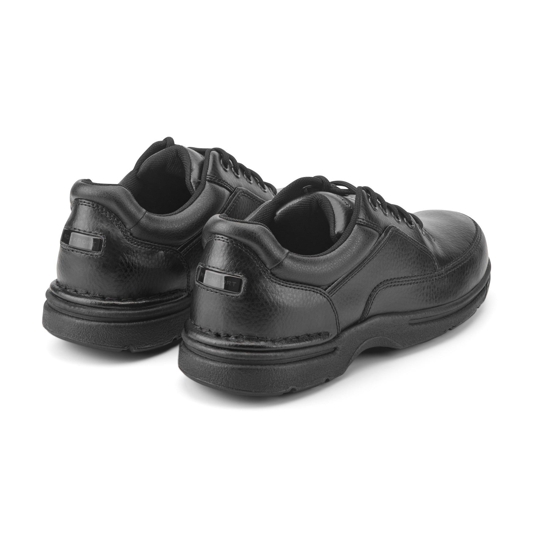 Rockport Men's Ridgefield Eureka Lace-Up - Black Leather - 3