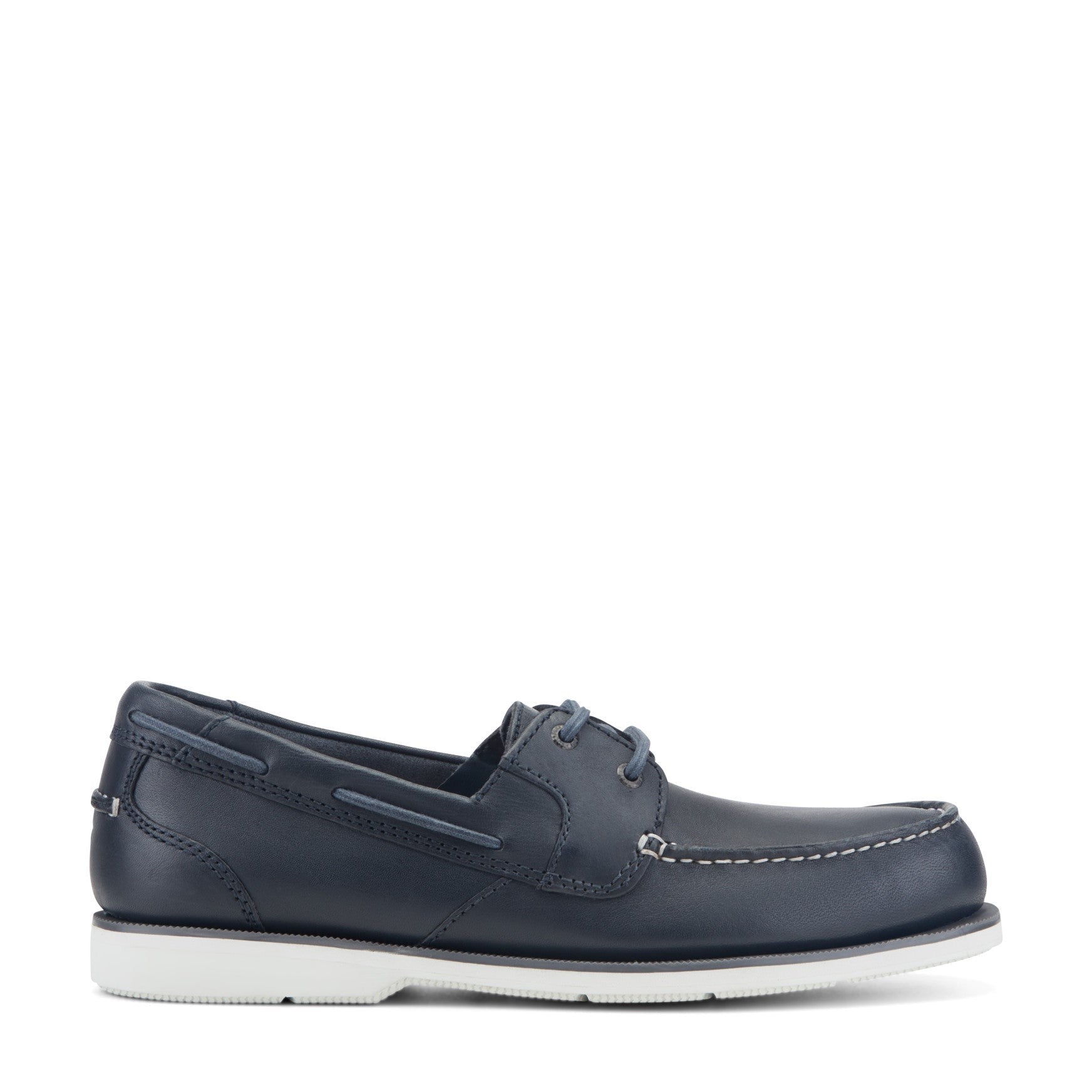 Rockport Men's Southport Boat Shoe - Dark Blue Leather - 1