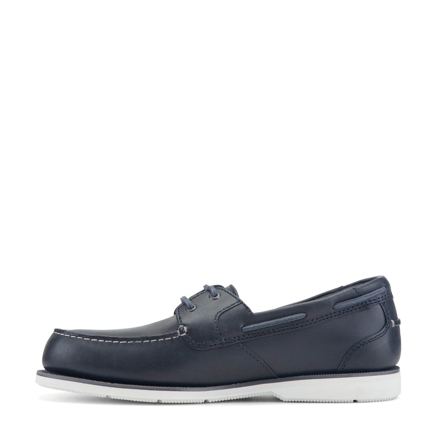 Rockport Men's Southport Boat Shoe - Dark Blue Leather - 4