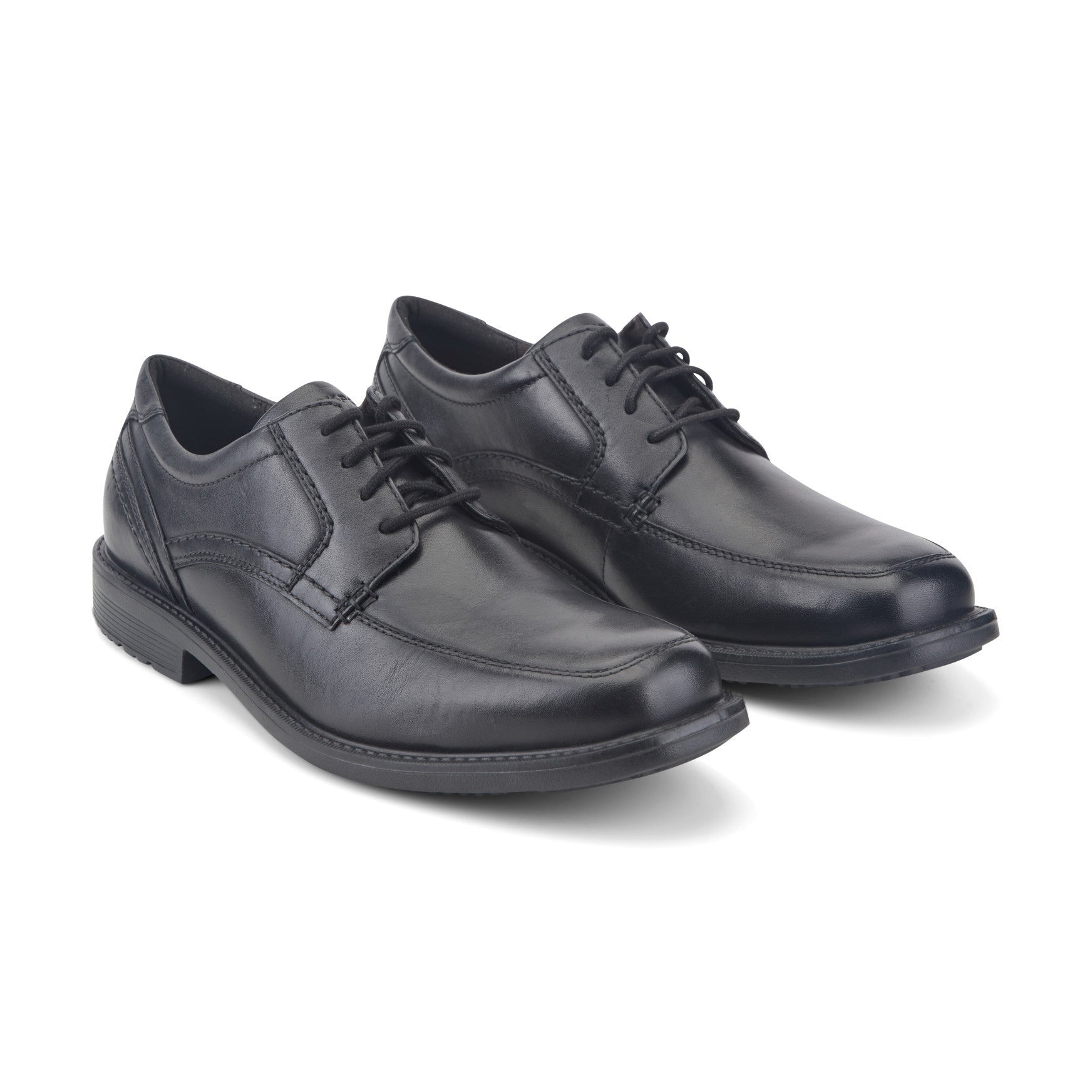 Rockport Men's Style Leader 2 Apron Toe Oxford - Black Leather - 2