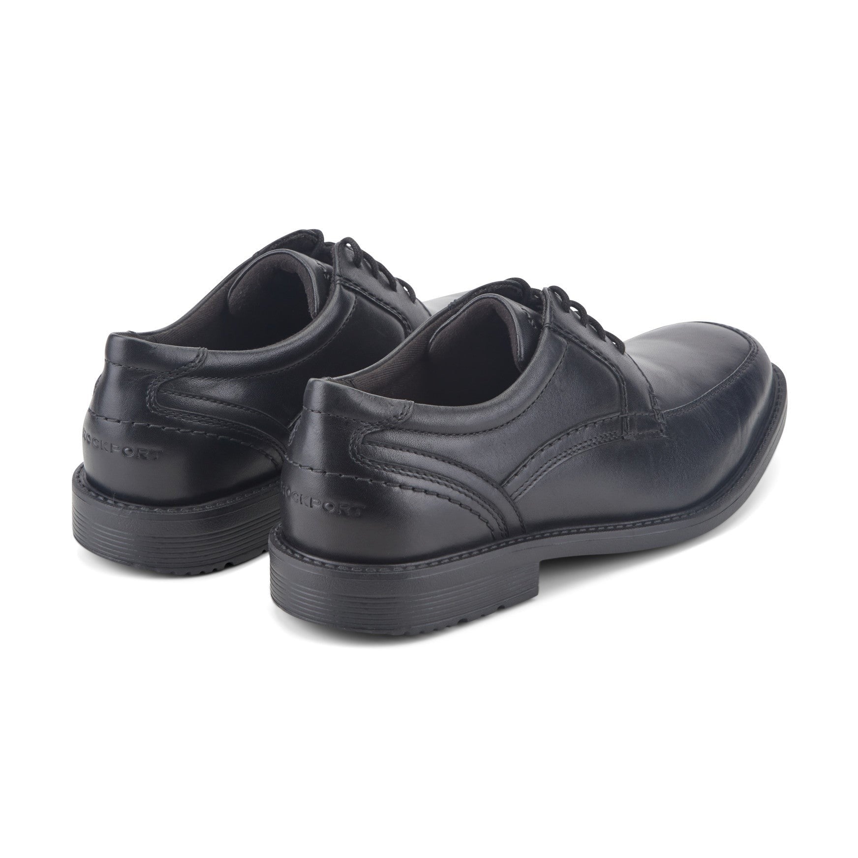 Rockport Men's Style Leader 2 Apron Toe Oxford - Black Leather - 3