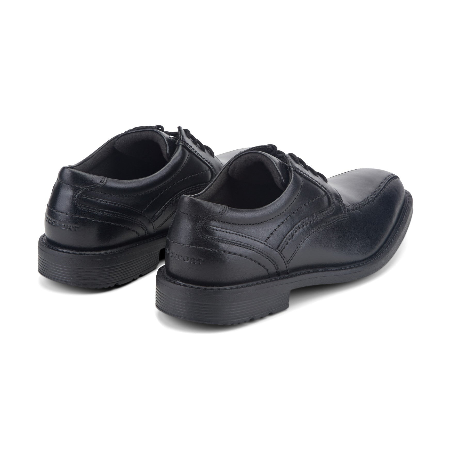 Rockport Men's Style Leader 2 Bike Toe Oxford - Black Leather - 3