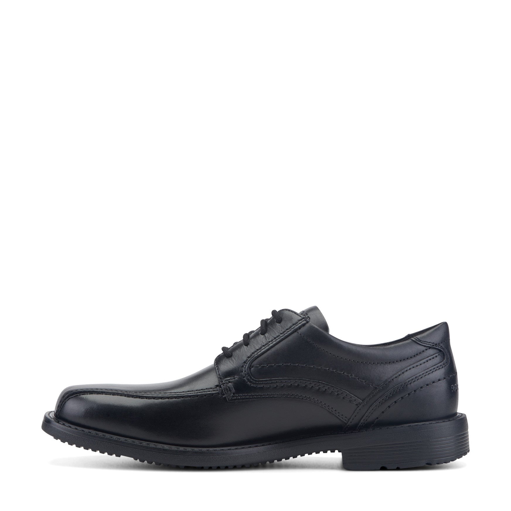 Rockport Men's Style Leader 2 Bike Toe Oxford - Black Leather - 4