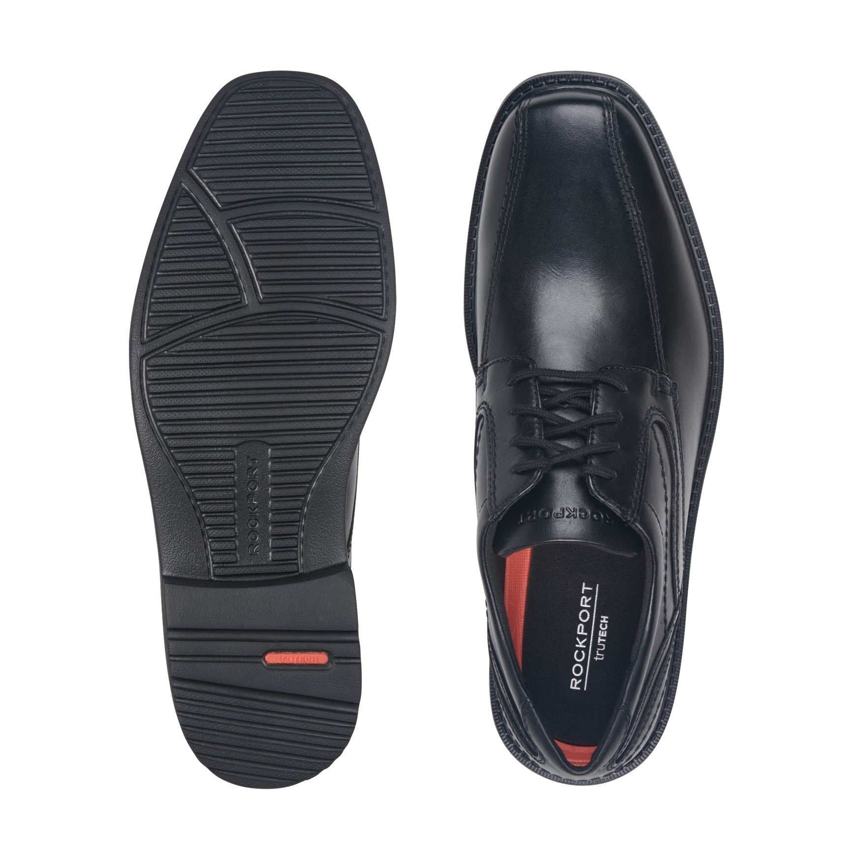Rockport Men's Style Leader 2 Bike Toe Oxford - Black Leather - 5