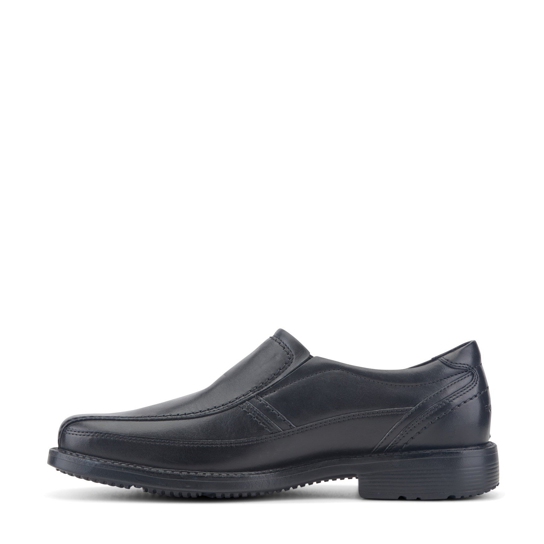 Rockport Men's Style Leader 2 Bike Toe Slip-On - Black Leather - 4