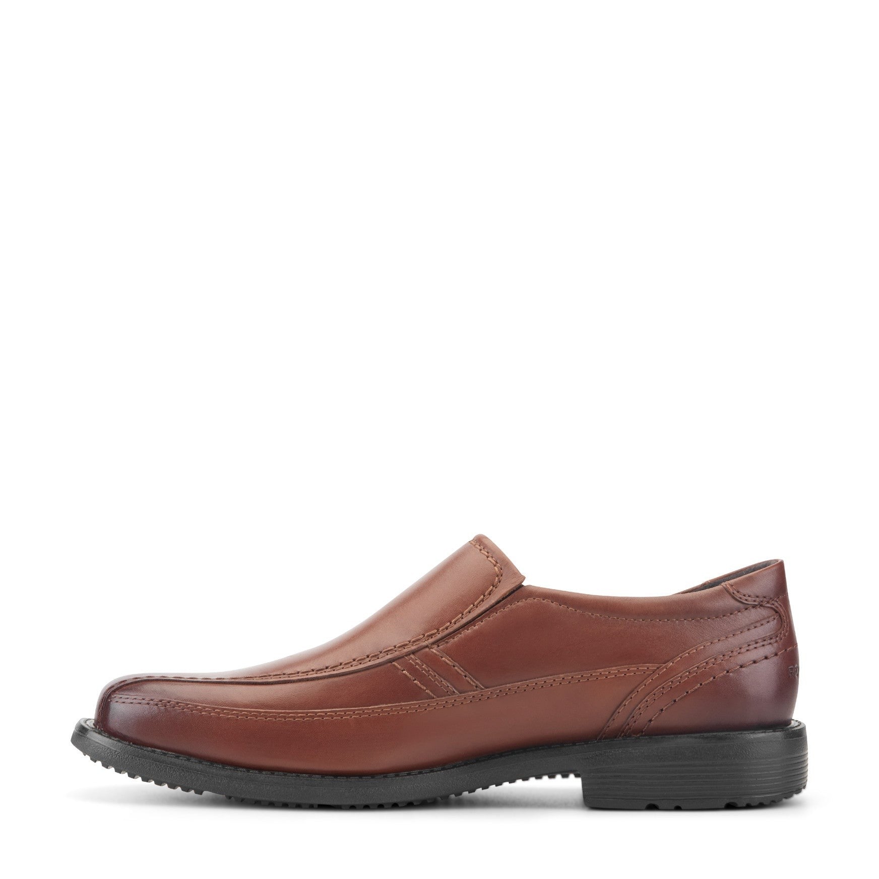 Rockport Men's Style Leader 2 Bike Toe Slip-On - New Brown Gradient Leather - 4