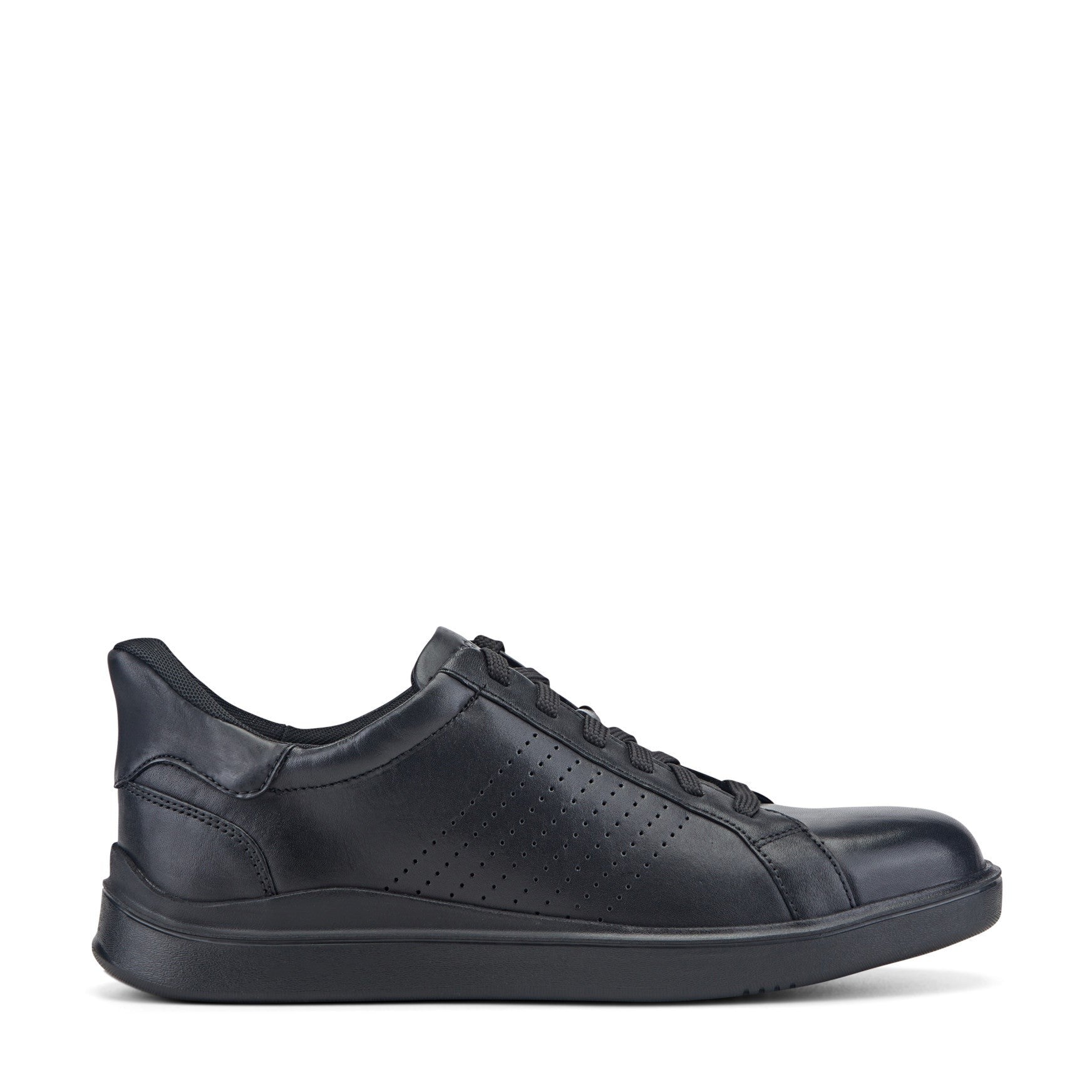 Rockport Men's Tristen Step Activated Lace-Up - Black Leather - 1