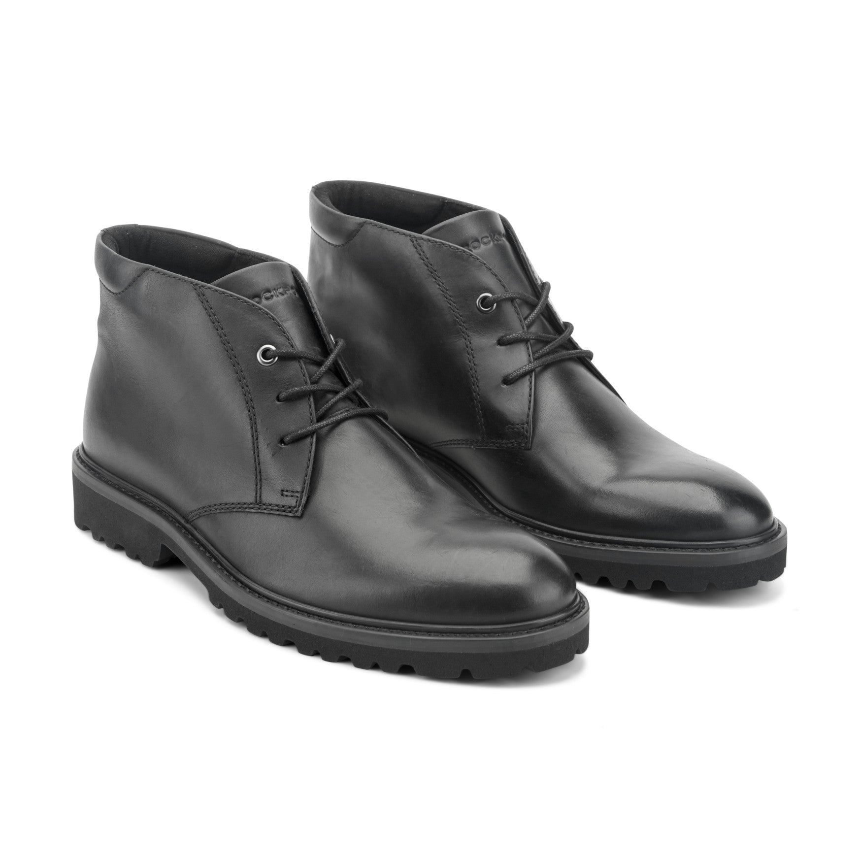 Rockport Merrick Men's Waterproof Leather Chukka Boots - Black Leather - View 2