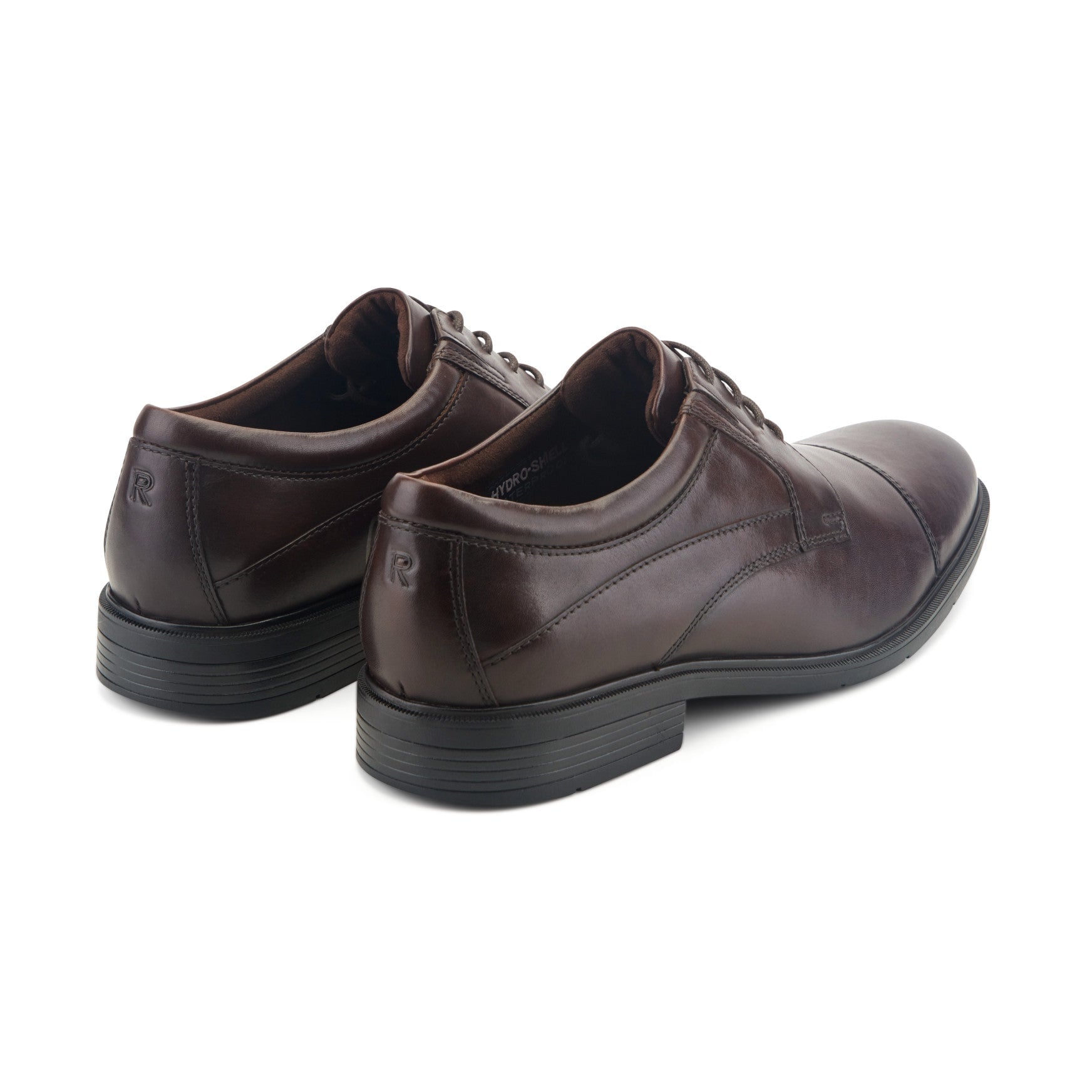 Rockport Orson Men's Waterproof Cap-Toe Oxfords Dark Brown Leather, view 3
