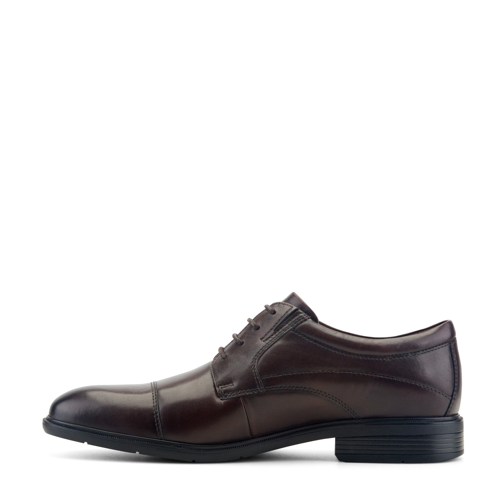 Rockport Orson Men's Waterproof Cap-Toe Oxfords Dark Brown Leather, view 4