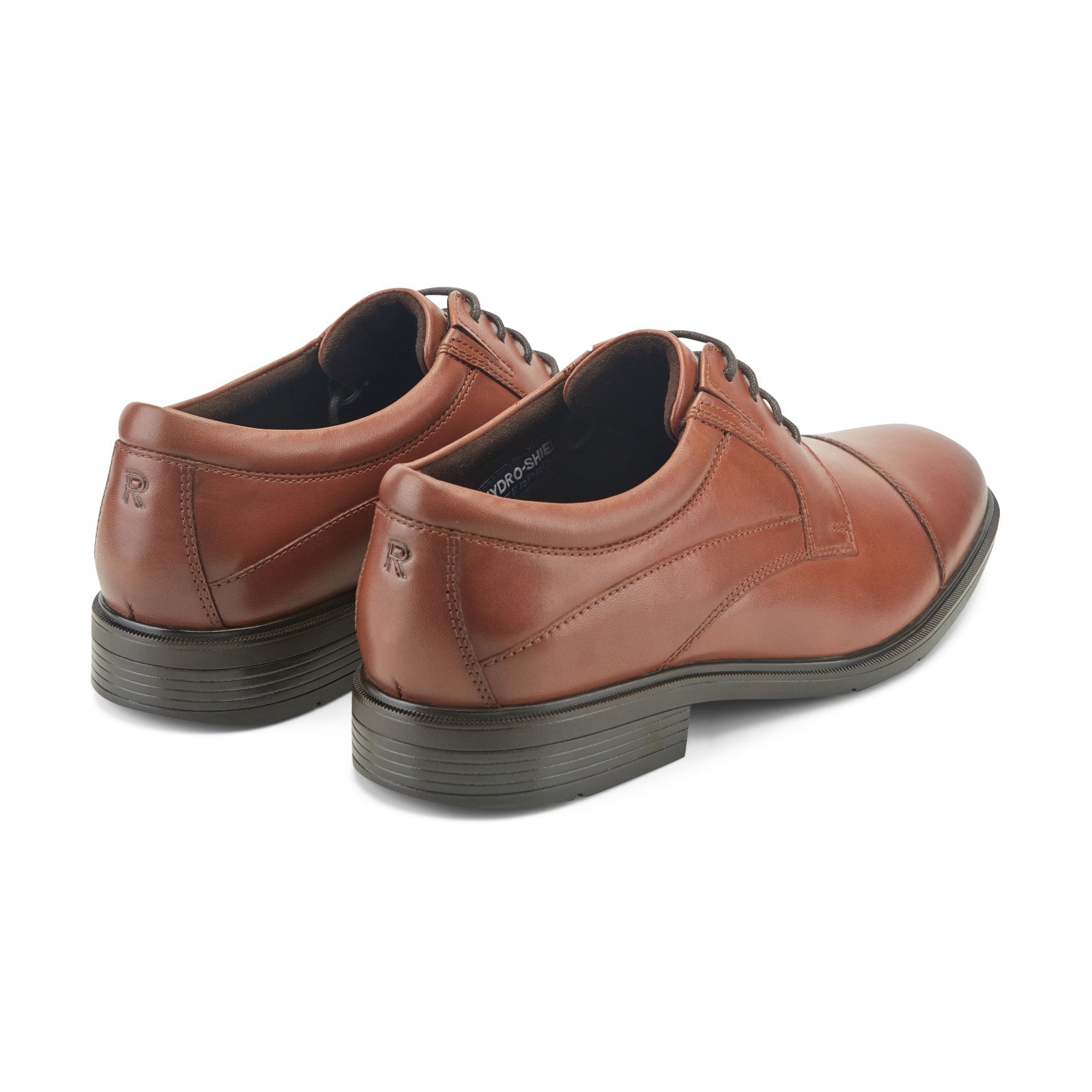 Rockport Orson Men's Waterproof Cap-Toe Oxfords - Dark Natural Leather - View 3