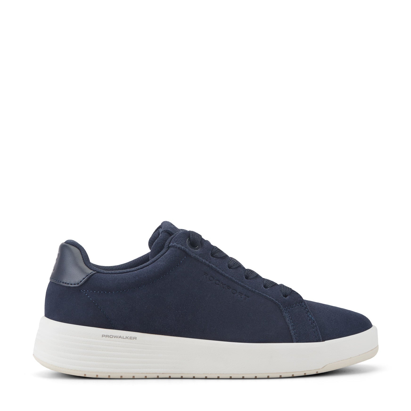 Rockport ProWalker Elara Cushioned Arch Support Women's Casual Sneaker - Dark Blue Suede - 1