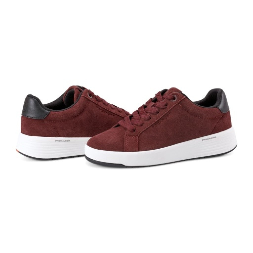 Rockport ProWalker Elara Cushioned Arch Support Women's Casual Sneaker - Dark Red - 7