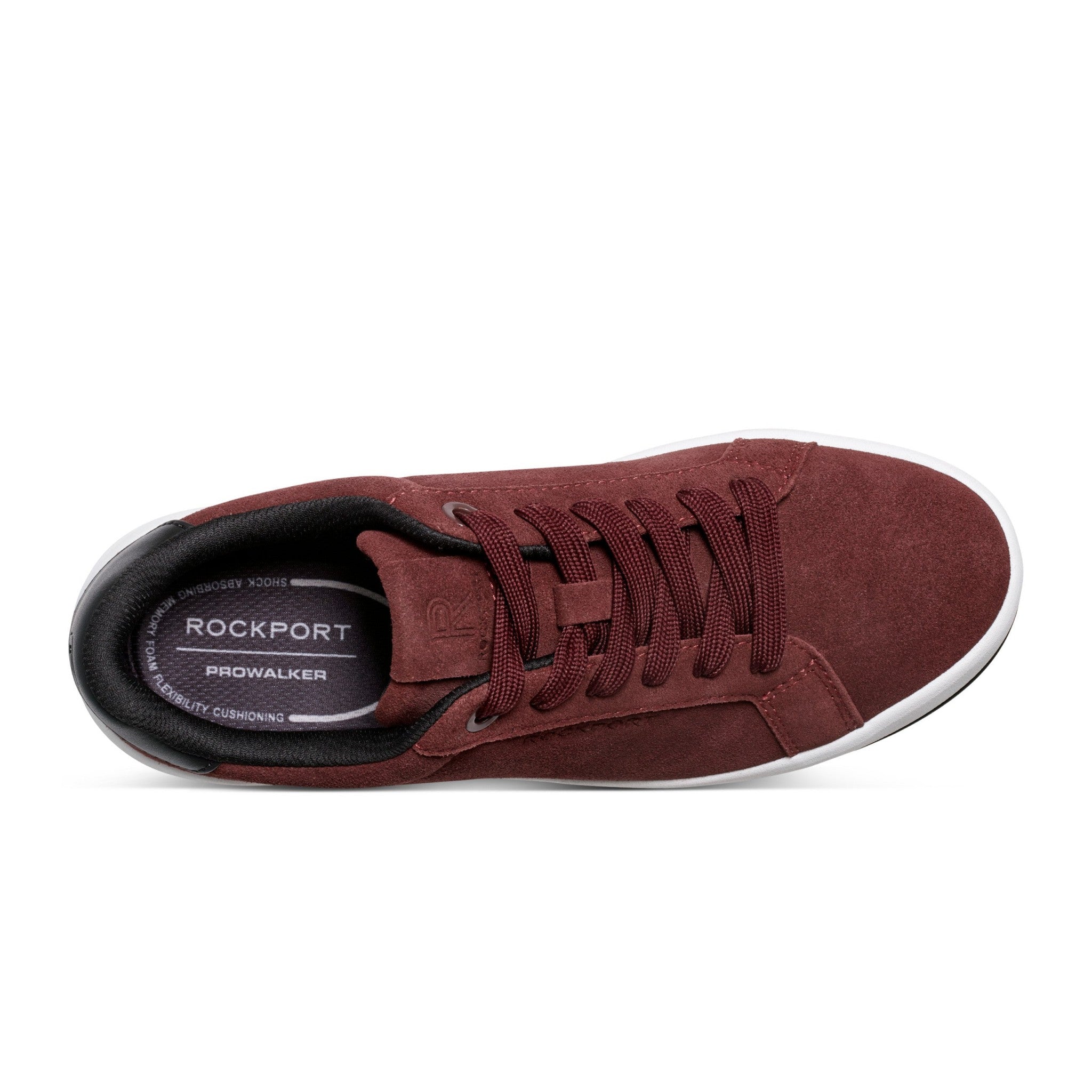 Rockport ProWalker Elara Cushioned Arch Support Women's Casual Sneaker - Red Suede - 4