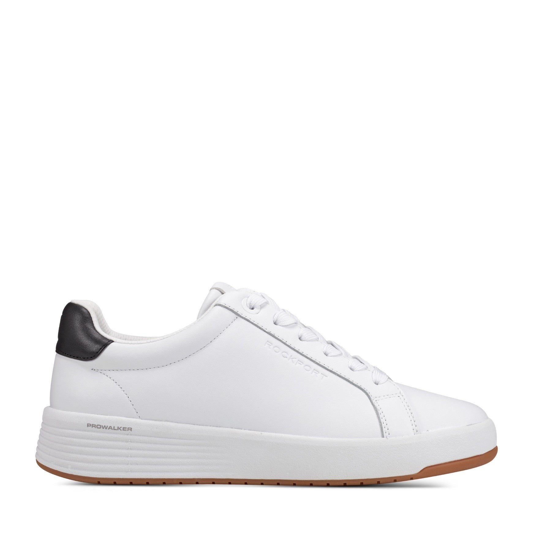 Rockport ProWalker Elara Cushioned Arch Support Women's Casual Sneaker - White Leather - 1