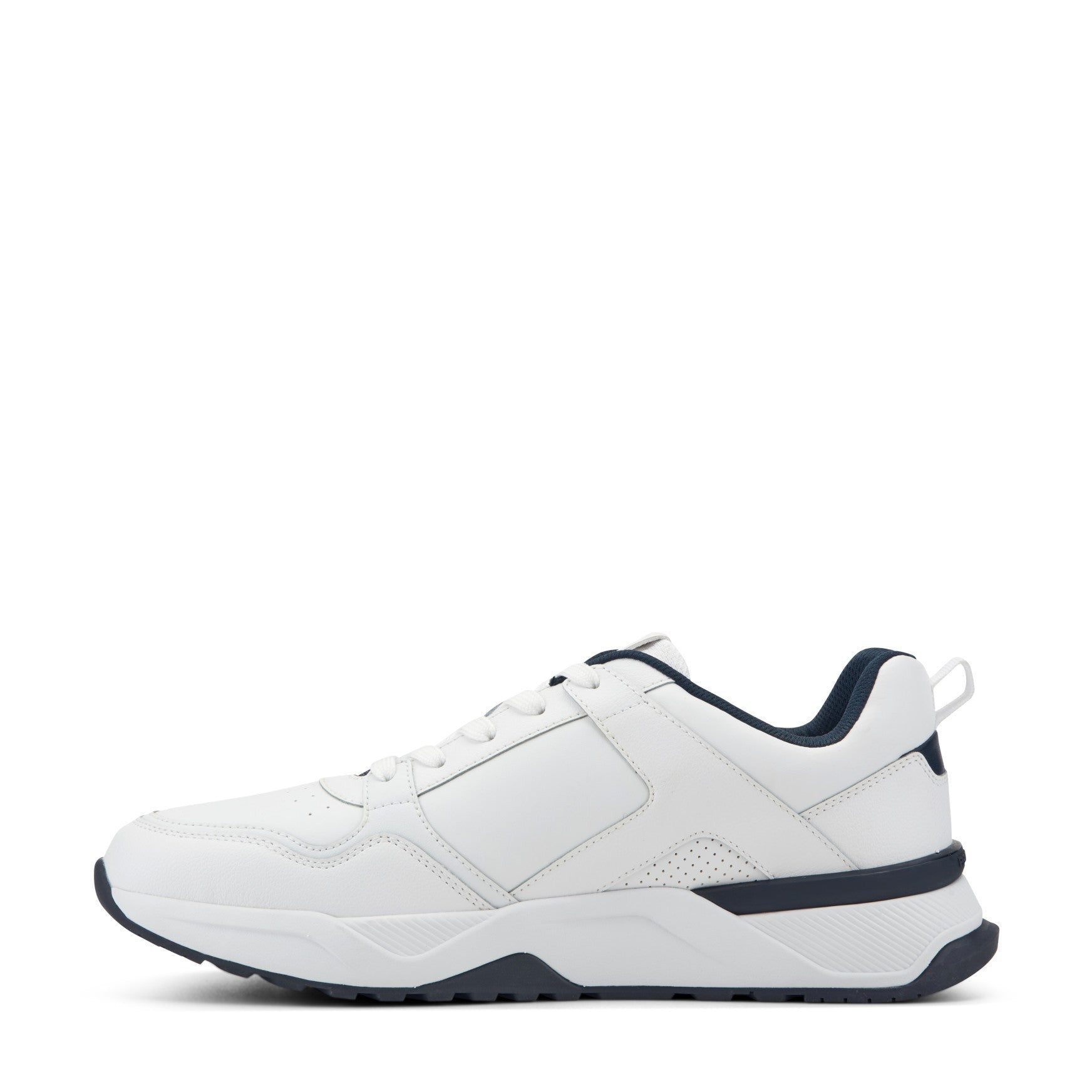 Rockport ProWalker Norris Cushioned Arch Support Men's Walking Shoe - White/blue - 4