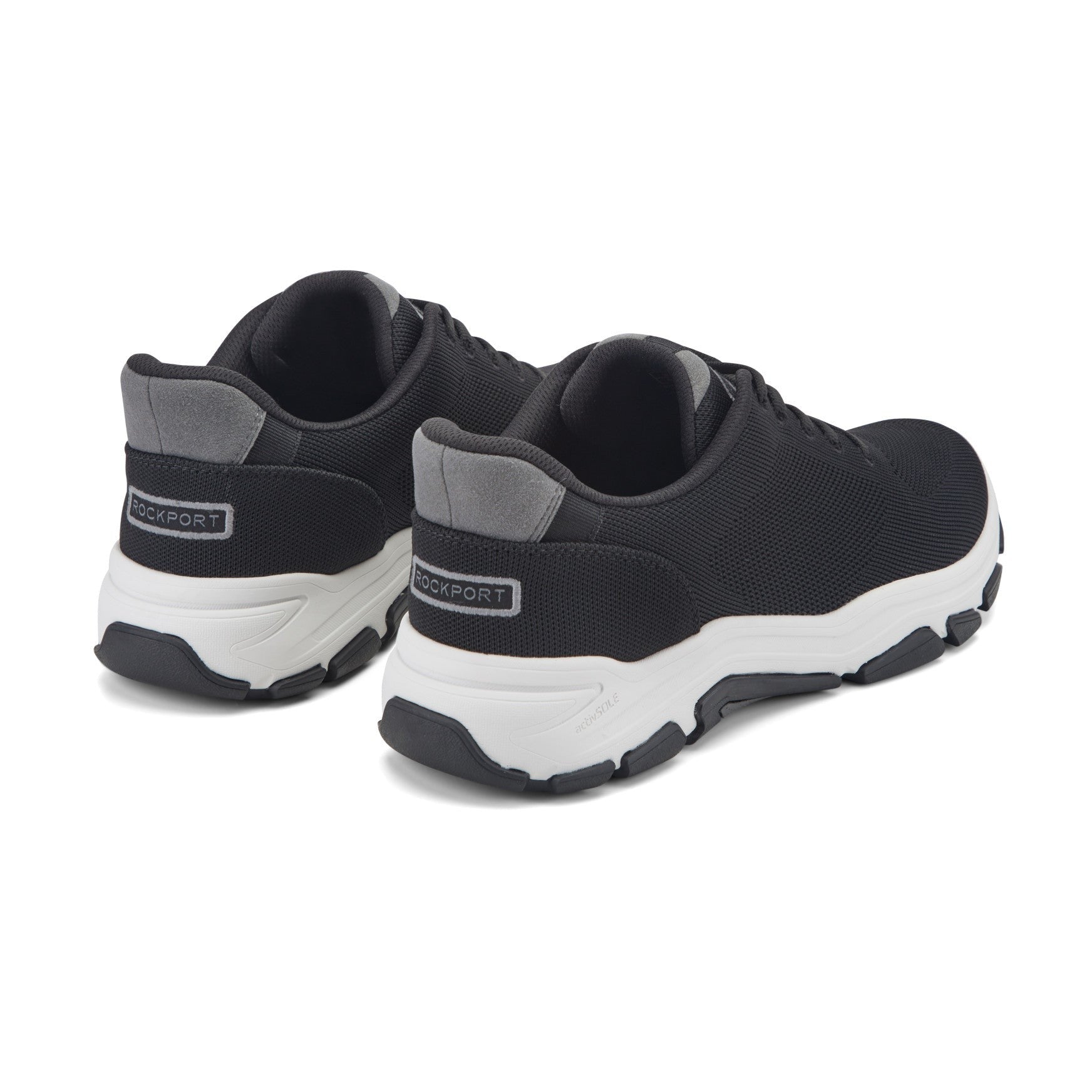 Rockport Rafferty Step Cushioned Arch-Support Men's Sneaker - Black - 4