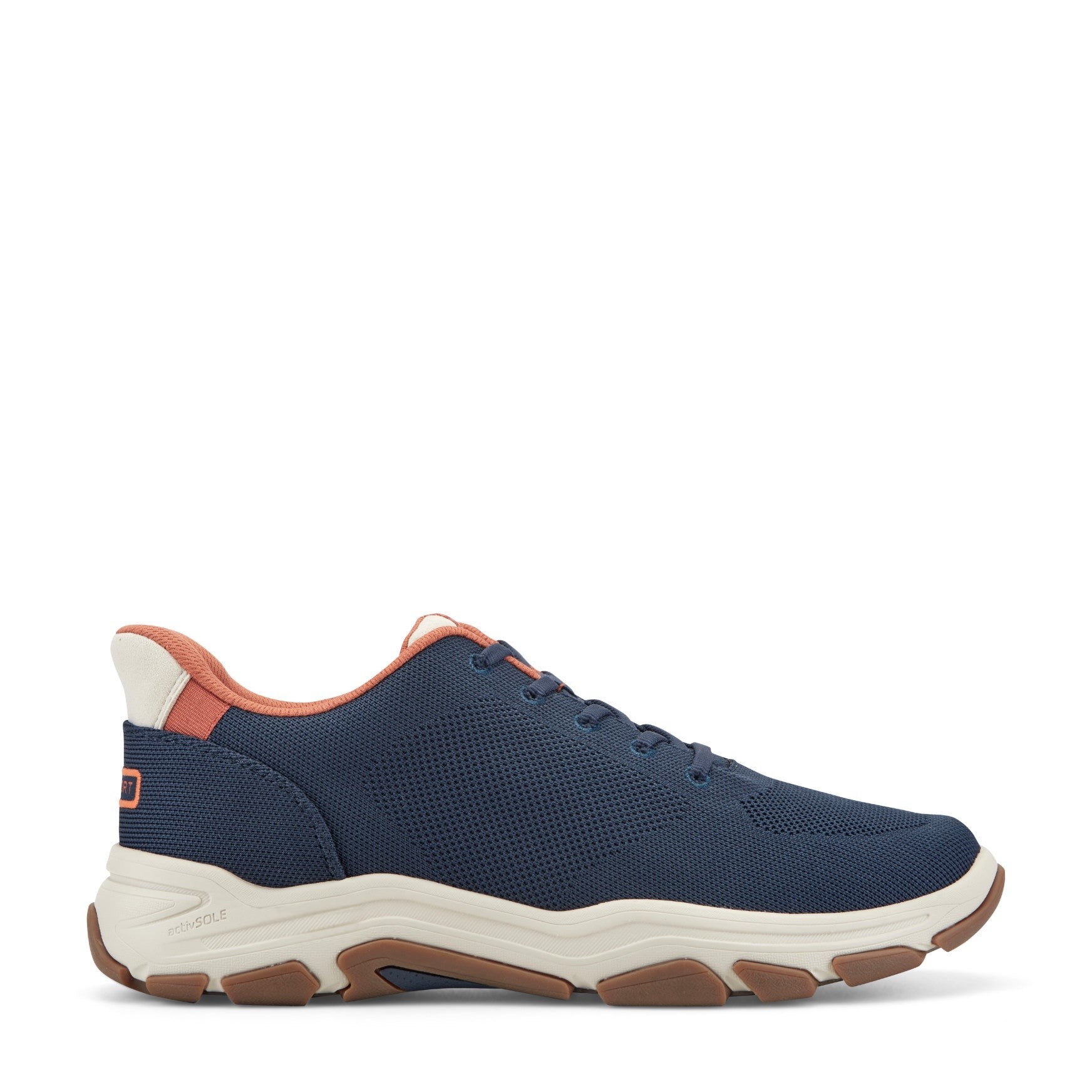 Rockport Rafferty Step Cushioned Arch-Support Men's Sneaker - Dark Blue - 1