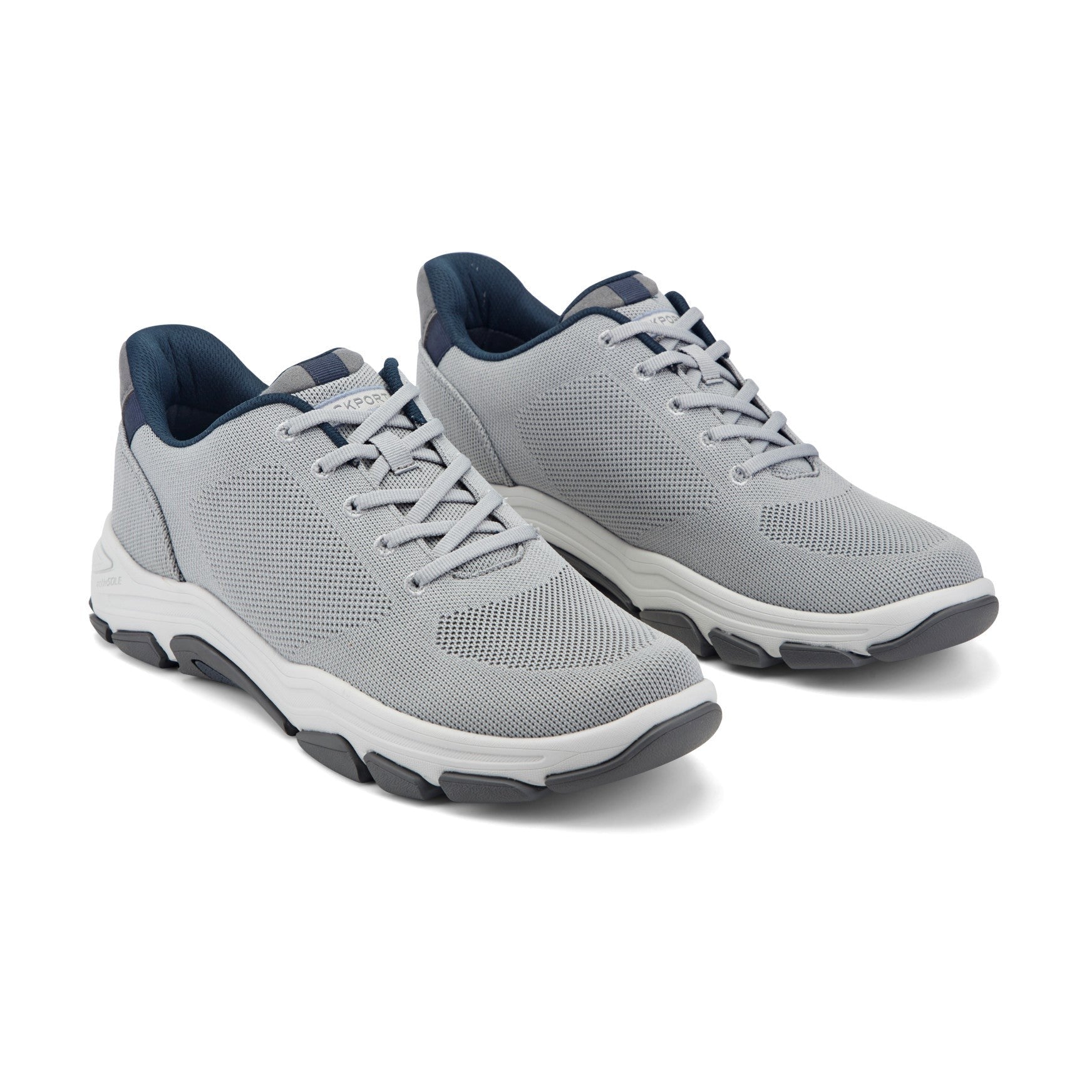 Rockport Rafferty Step Cushioned Arch-Support Men's Sneaker - Medium Gray - 2