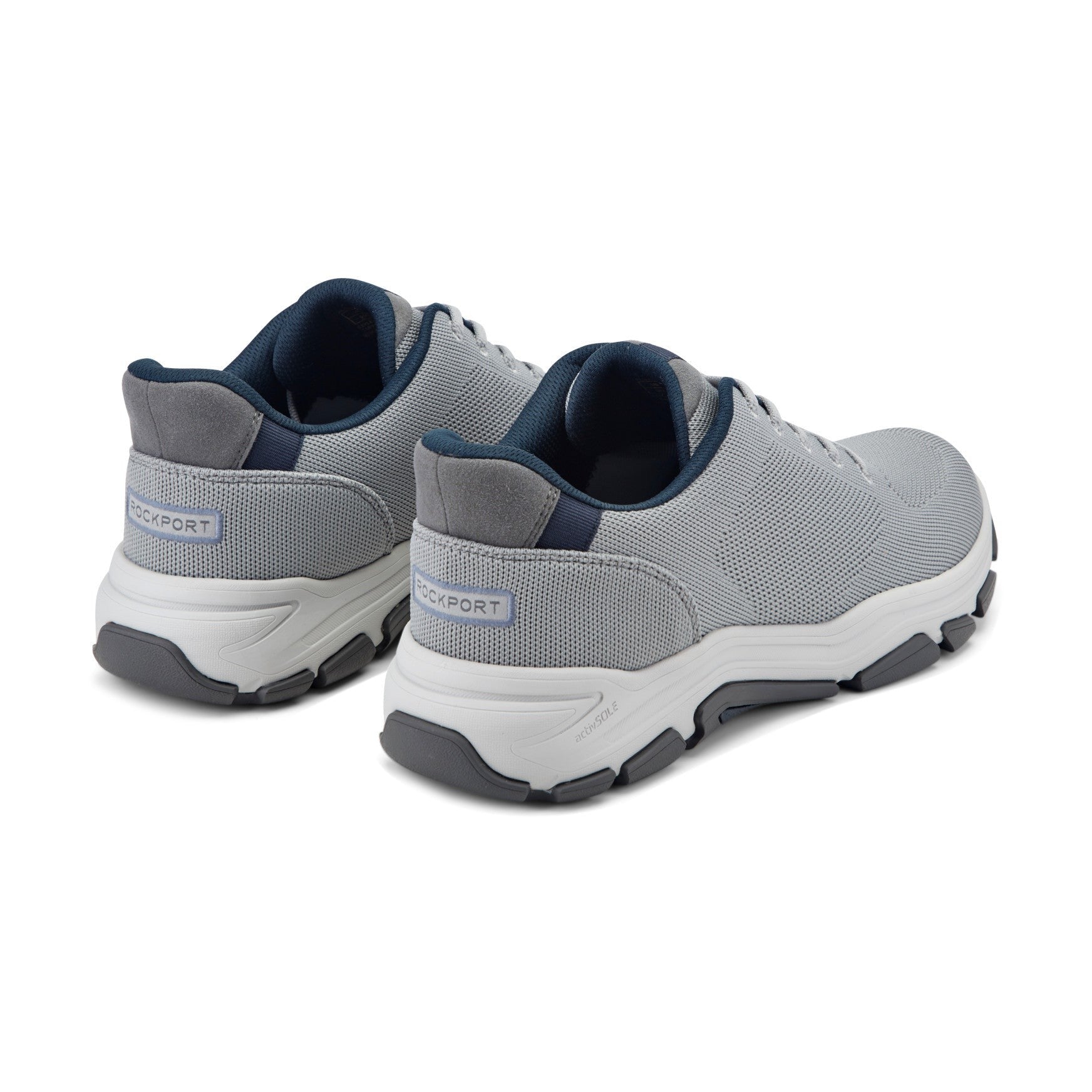 Rockport Rafferty Step Cushioned Arch-Support Men's Sneaker - Medium Gray - 4