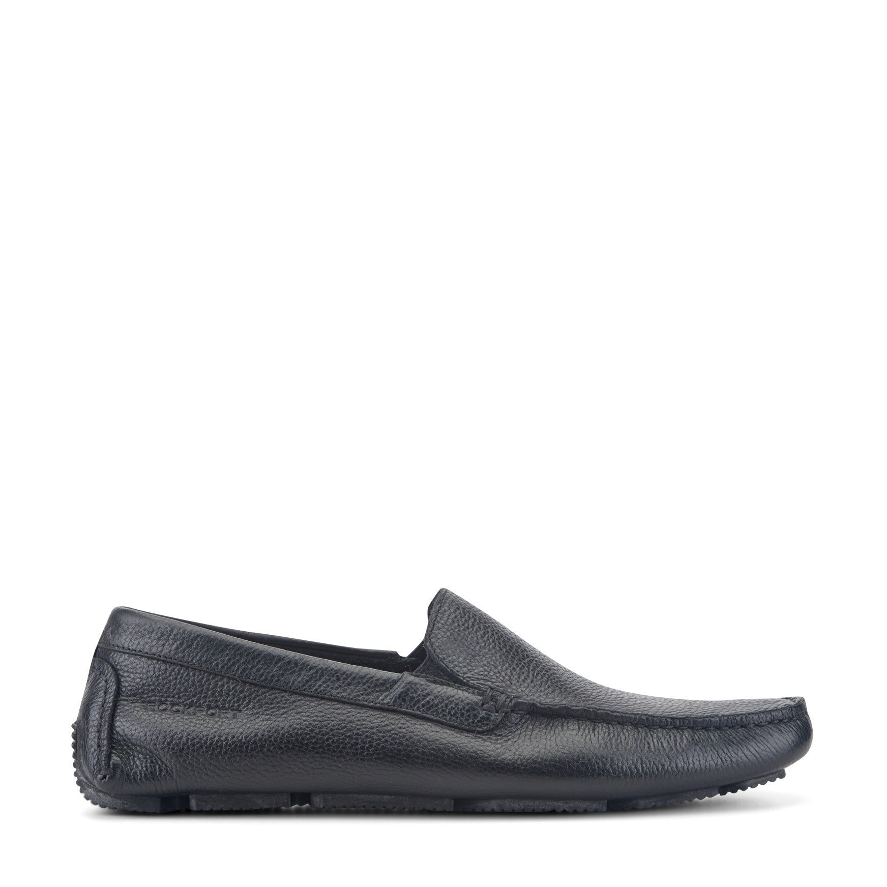 Rockport Rhyder Venetian Cushioned Comfort with Arch Support Men's Slip-On - Black Leather - 1