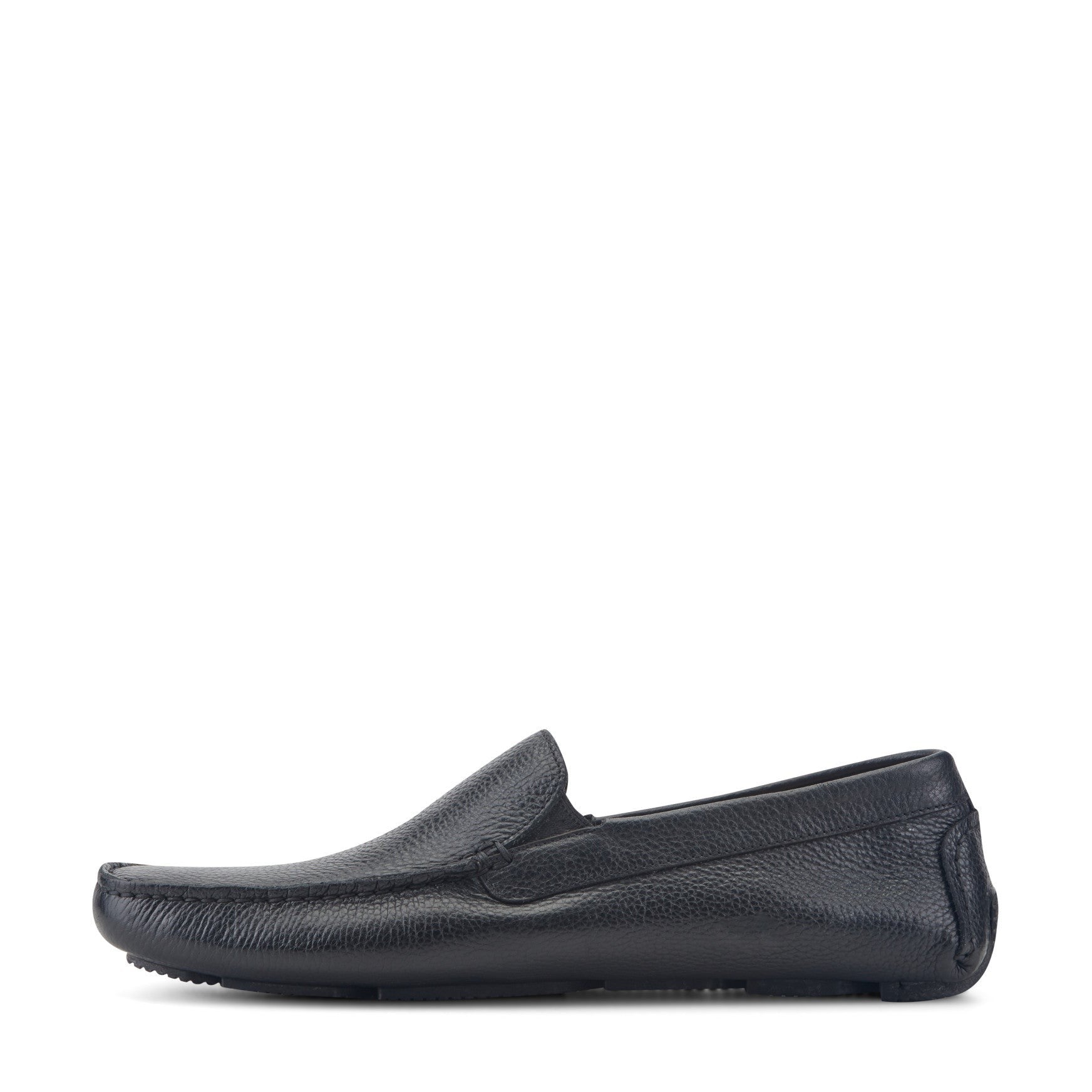 Rockport Rhyder Venetian Cushioned Comfort with Arch Support Men's Slip-On - Black Leather - 4