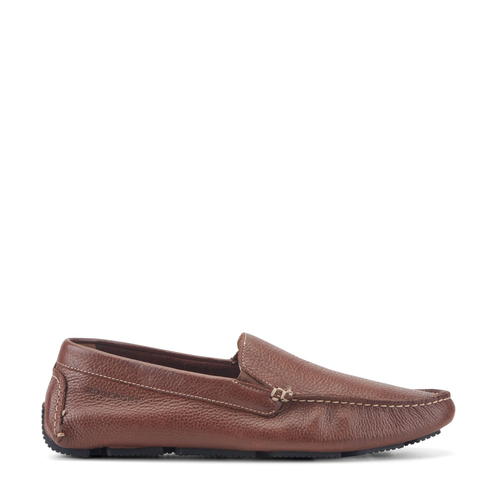Rockport Rhyder Venetian Cushioned Comfort with Arch Support Men's Slip-On - Mahogany Leather - 1
