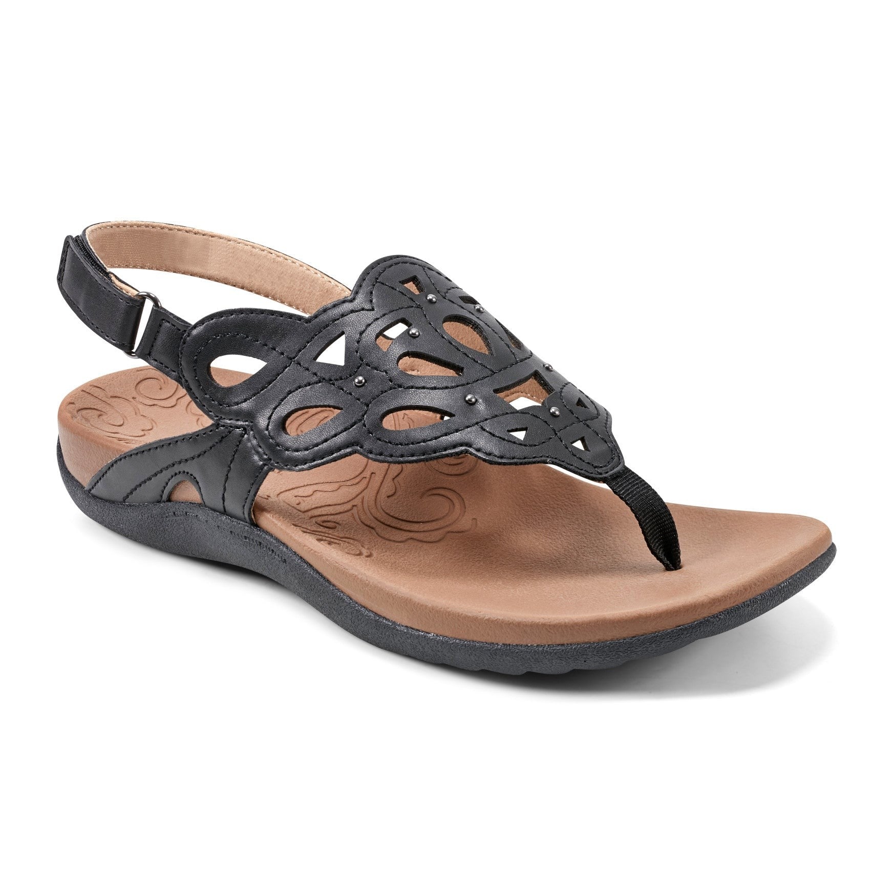 Rockport Ridge Slingback Cushioned Arch Support Women's Sandal - Black - 2