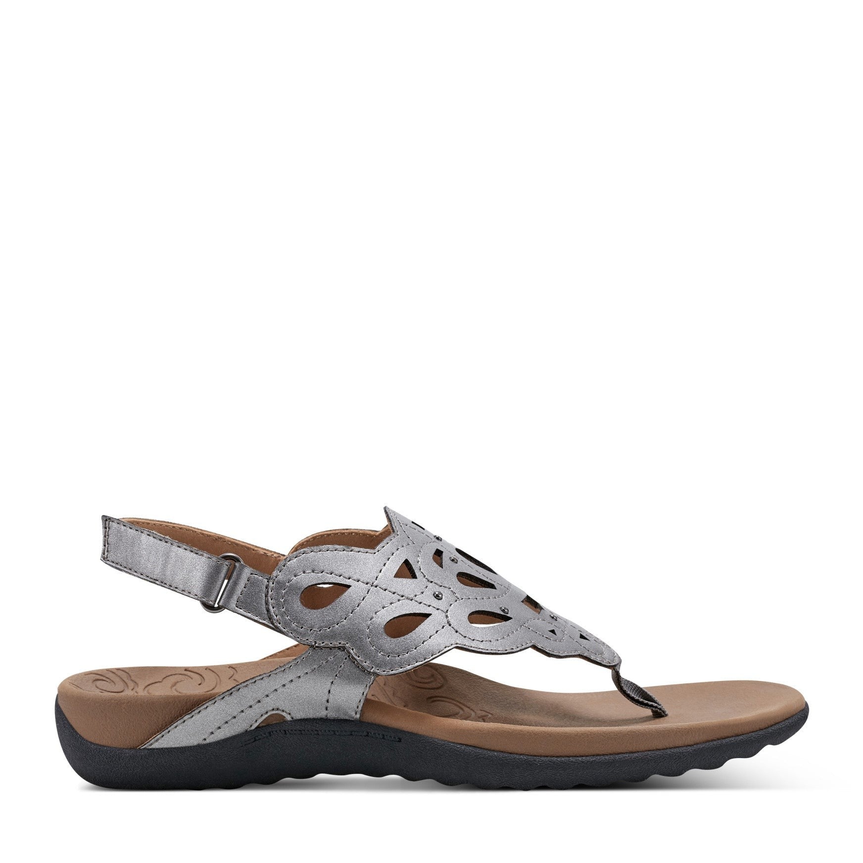 Rockport Ridge Slingback Cushioned Arch Support Women's Sandal - Pewter - 1