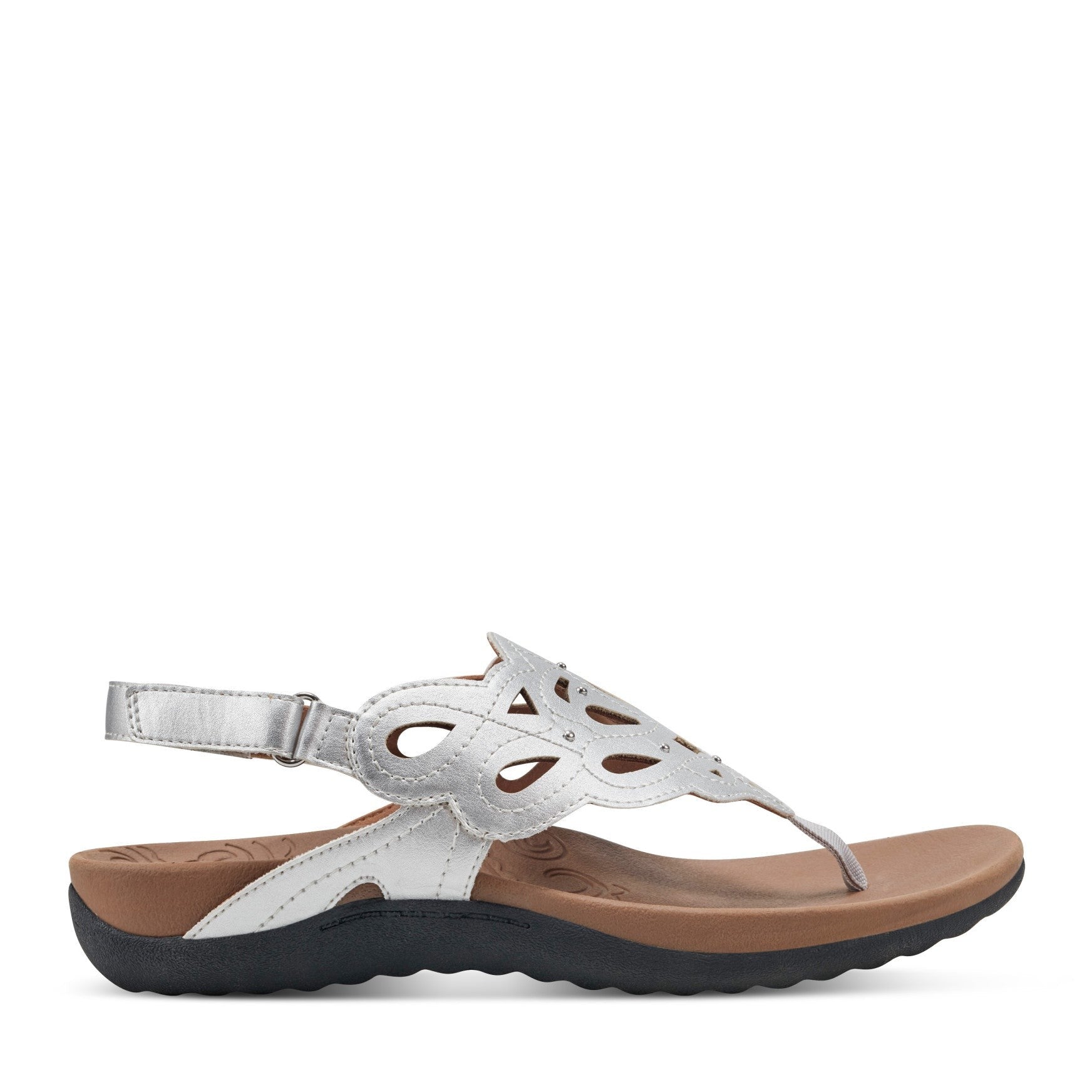 Rockport Ridge Slingback Cushioned Arch Support Women's Sandal - Silver - 1